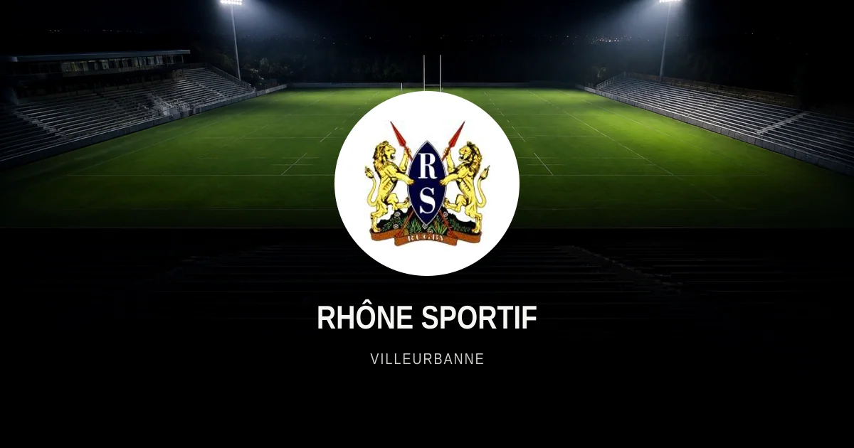 Rhône Sportif : club de rugby de Villeurbanne (69)