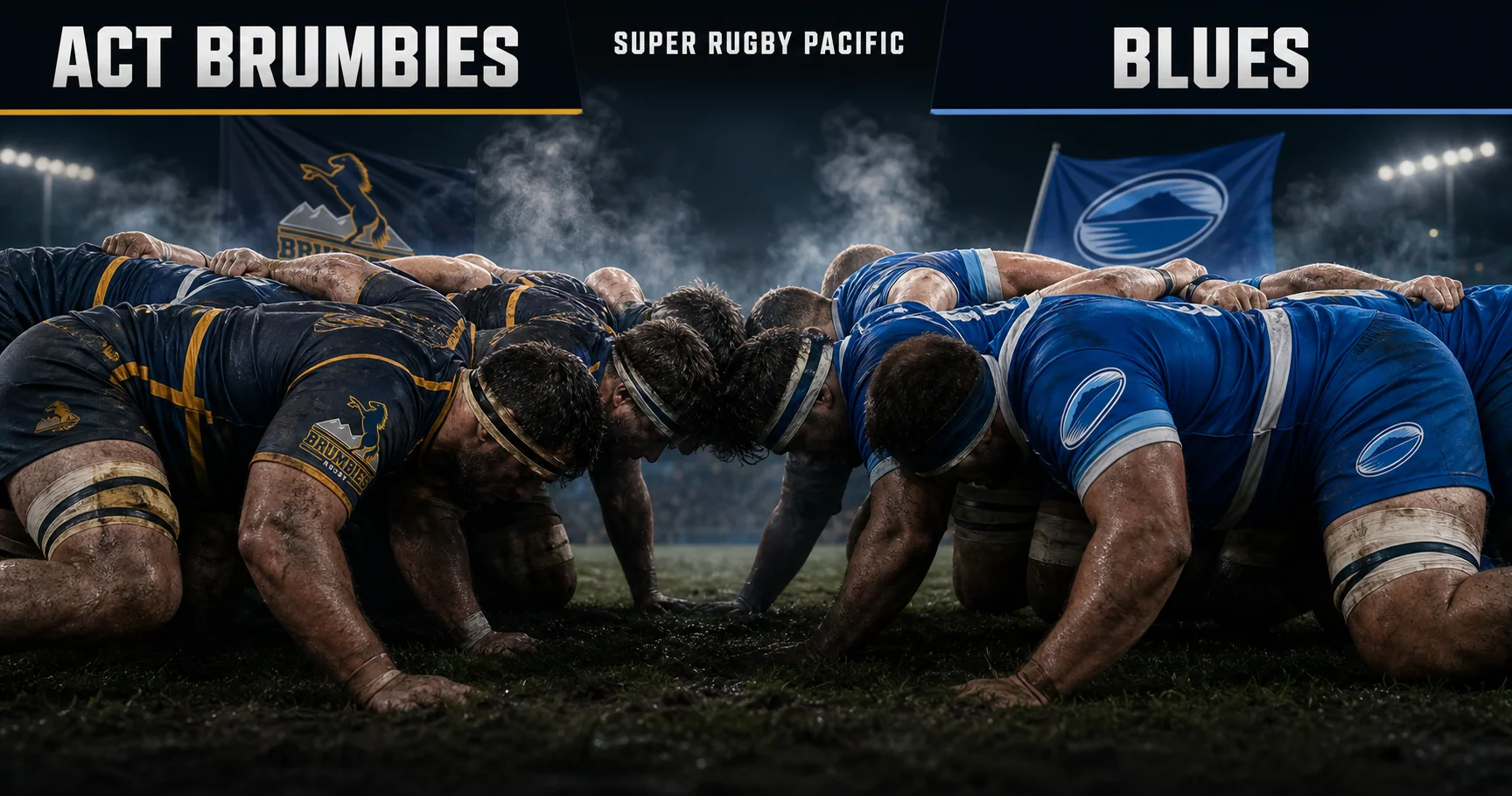 Affiche de la rencontre ACT Brumbies contre Blues