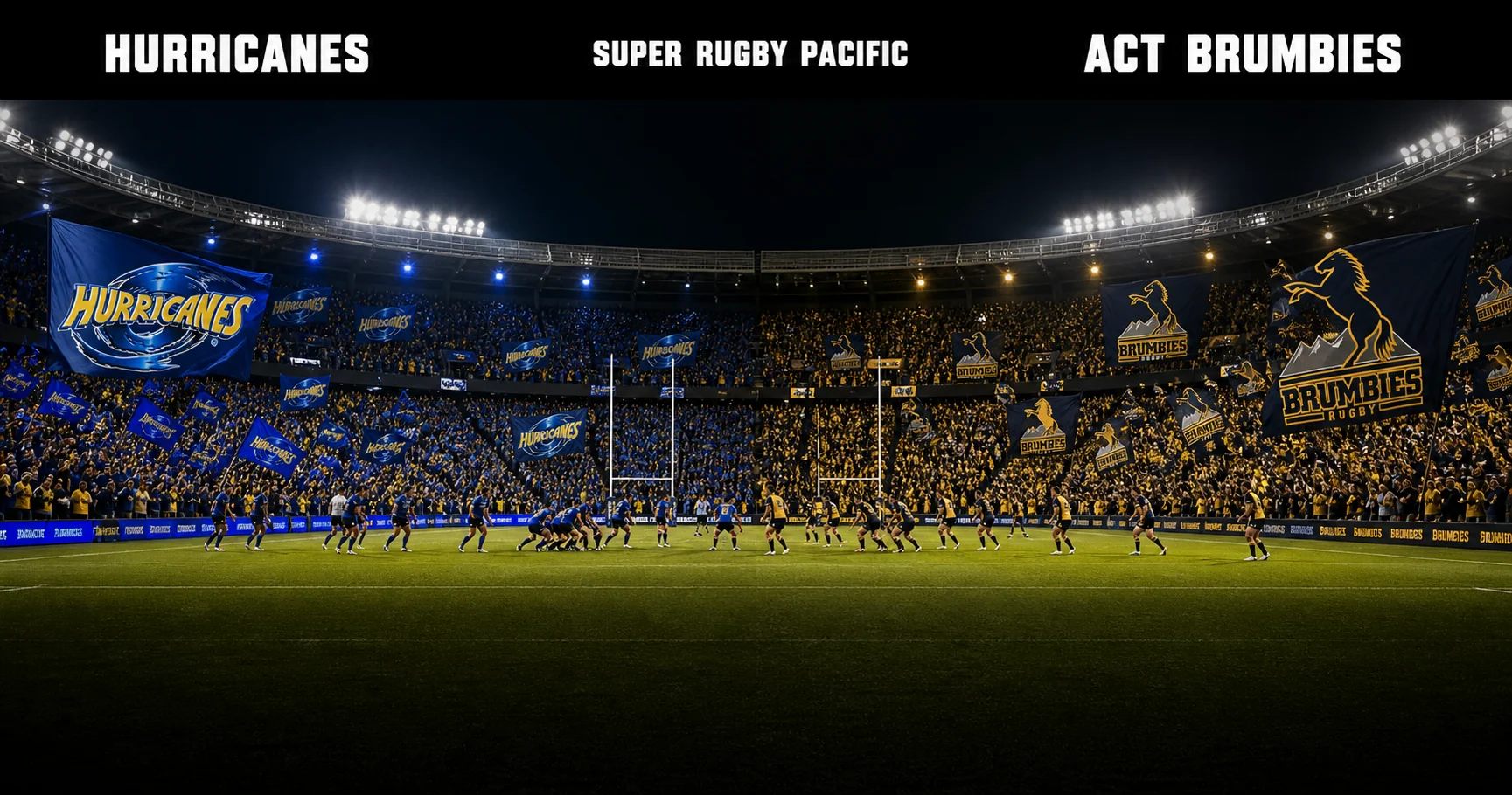 Affiche de la rencontre Hurricanes contre ACT Brumbies