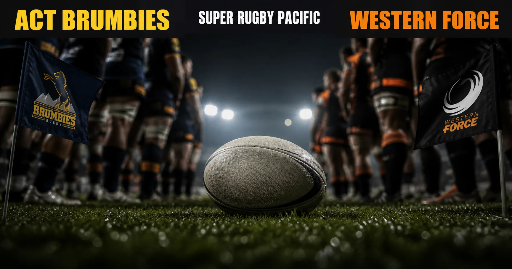Affiche de la rencontre ACT Brumbies contre Western Force