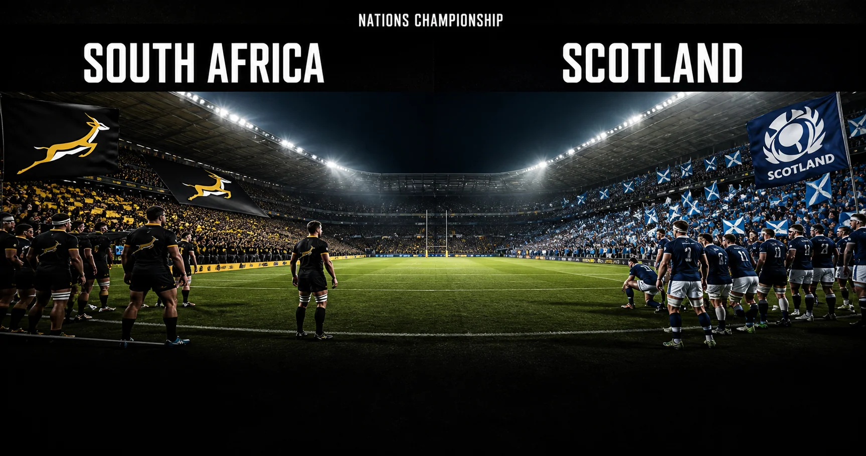 Affiche de la rencontre Afrique du Sud contre Écosse