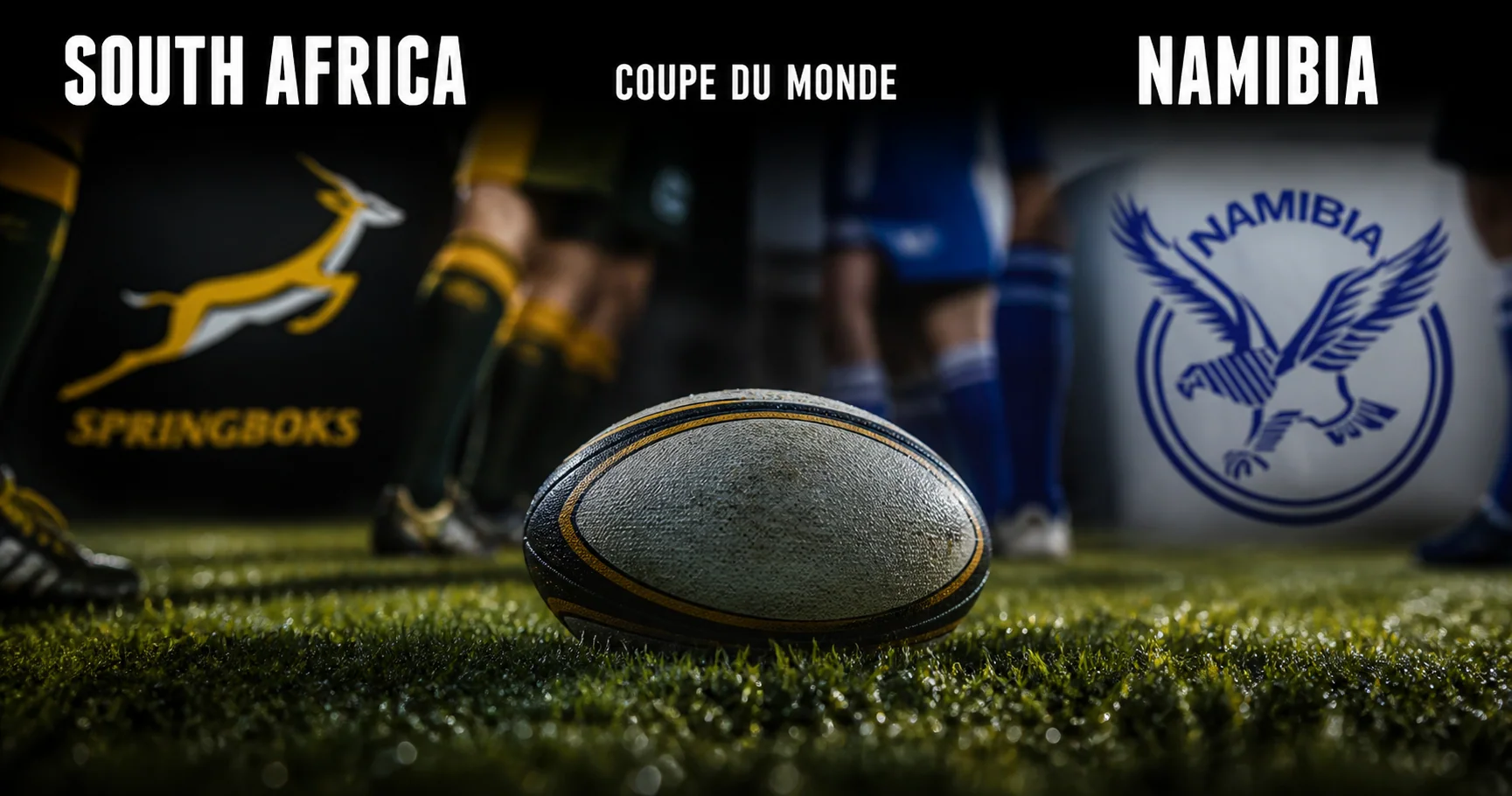 Affiche de la rencontre Afrique du Sud contre Namibie