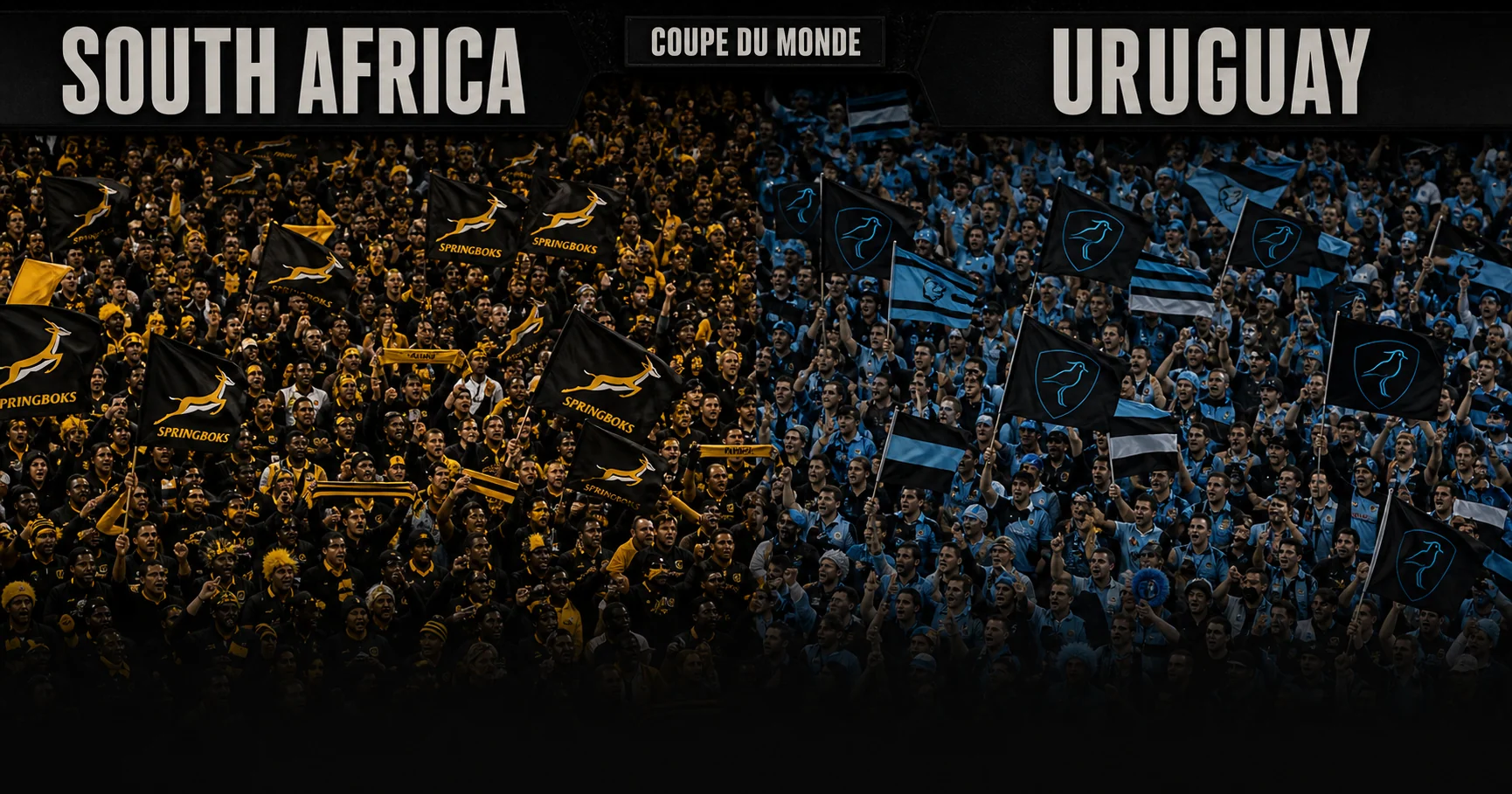 Affiche de la rencontre Afrique du Sud contre Uruguay