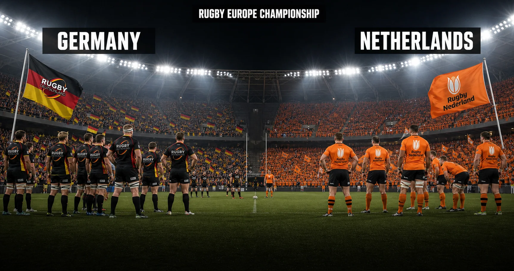 Affiche de la rencontre Allemagne contre Pays-Bas