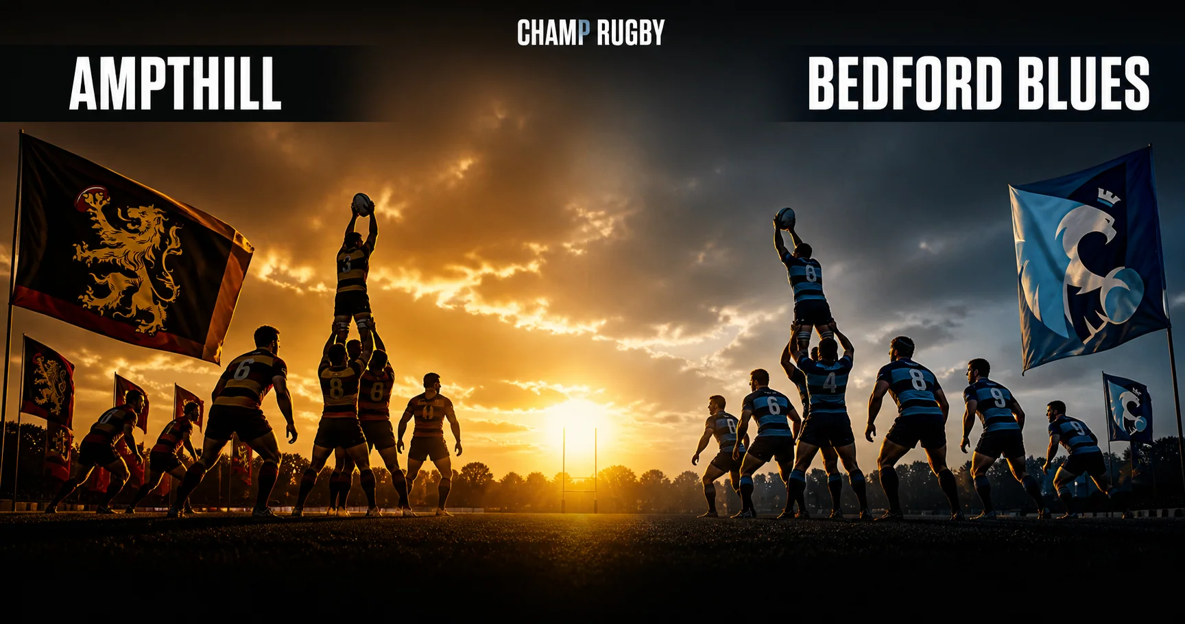 Affiche de la rencontre Ampthill contre Bedford Blues