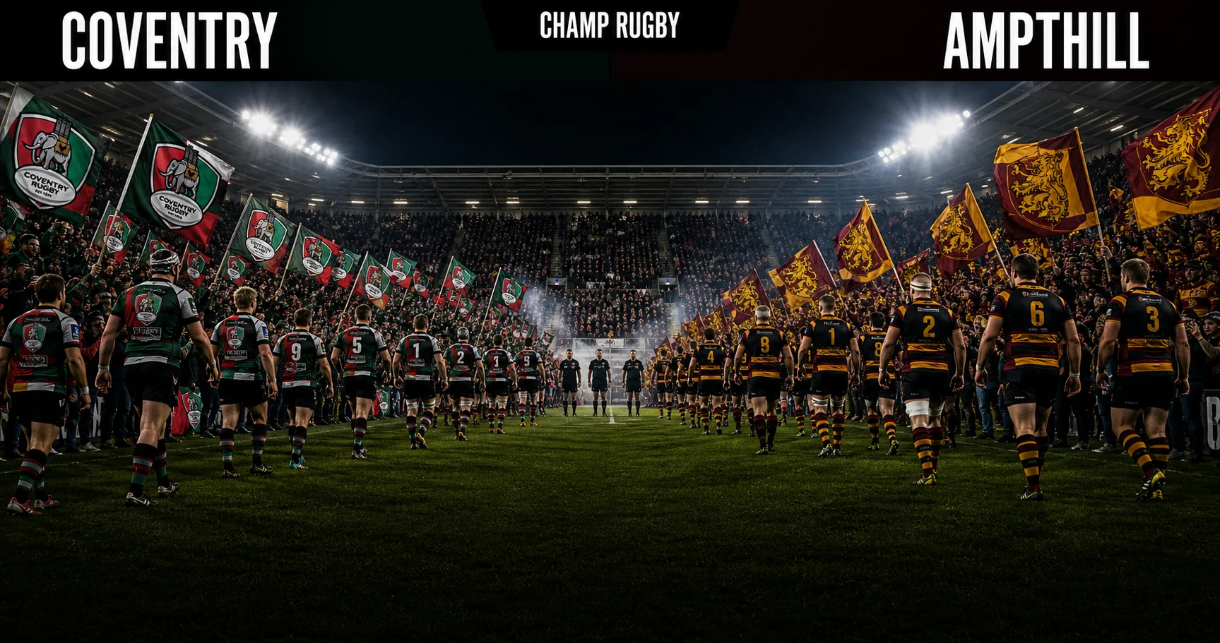 Affiche de la rencontre Coventry contre Ampthill