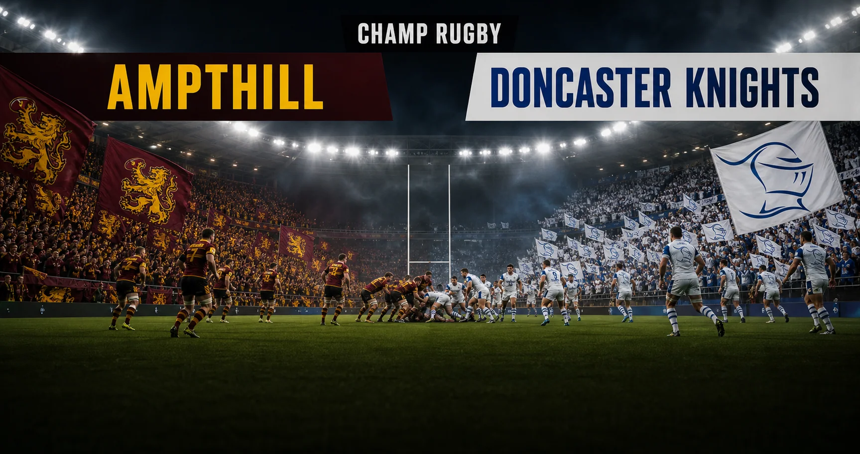 Affiche de la rencontre Ampthill contre Doncaster Knights