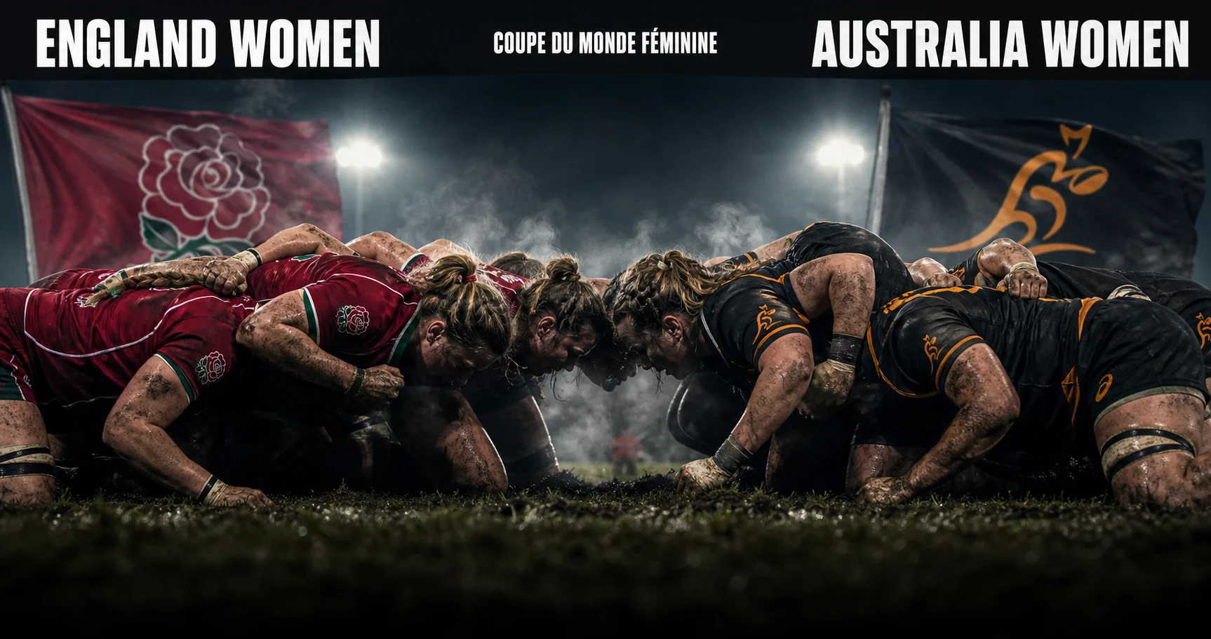 Affiche de la rencontre Angleterre féminine contre Australie féminine