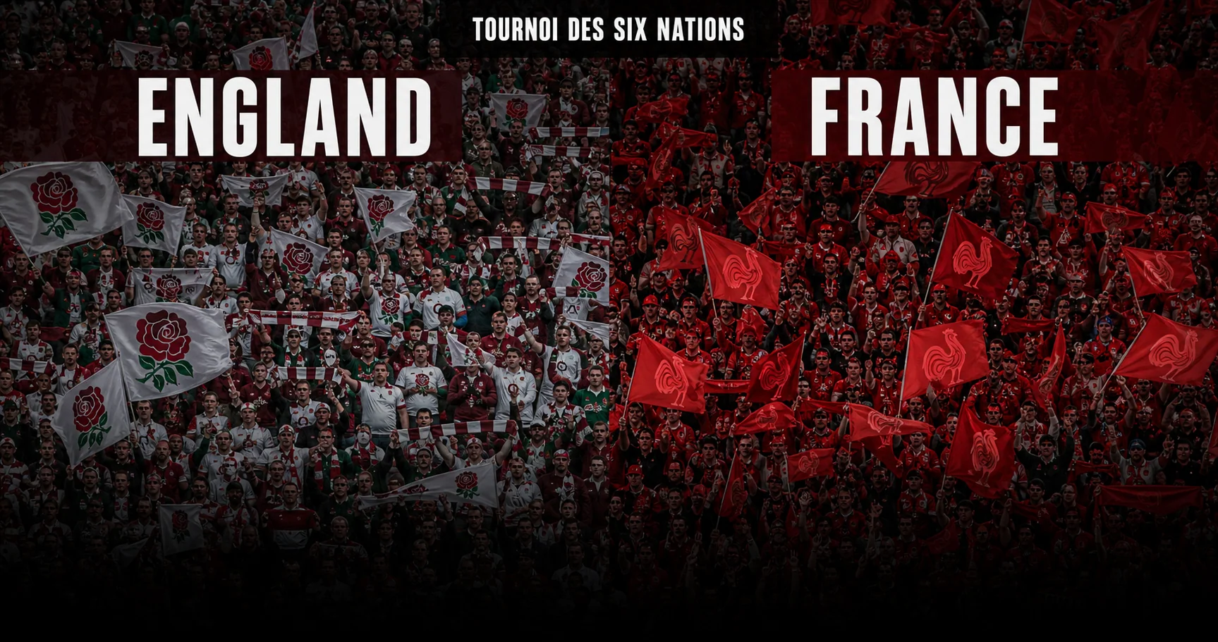 Affiche de la rencontre Angleterre contre France