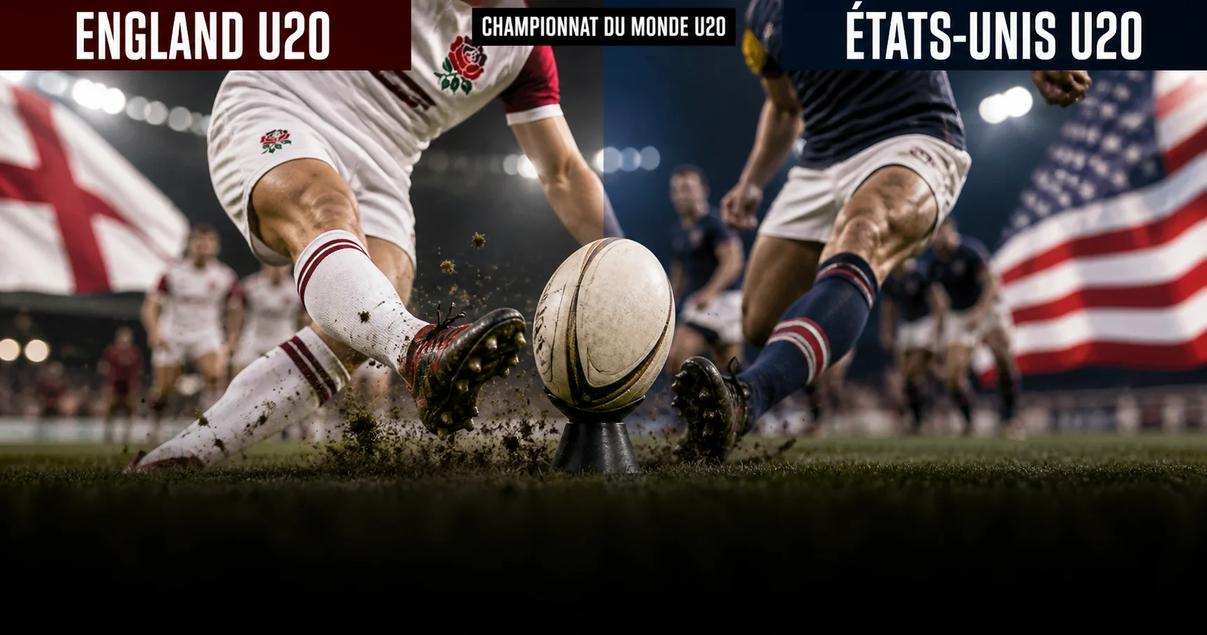 Affiche de la rencontre Angleterre U20 contre États-Unis U20
