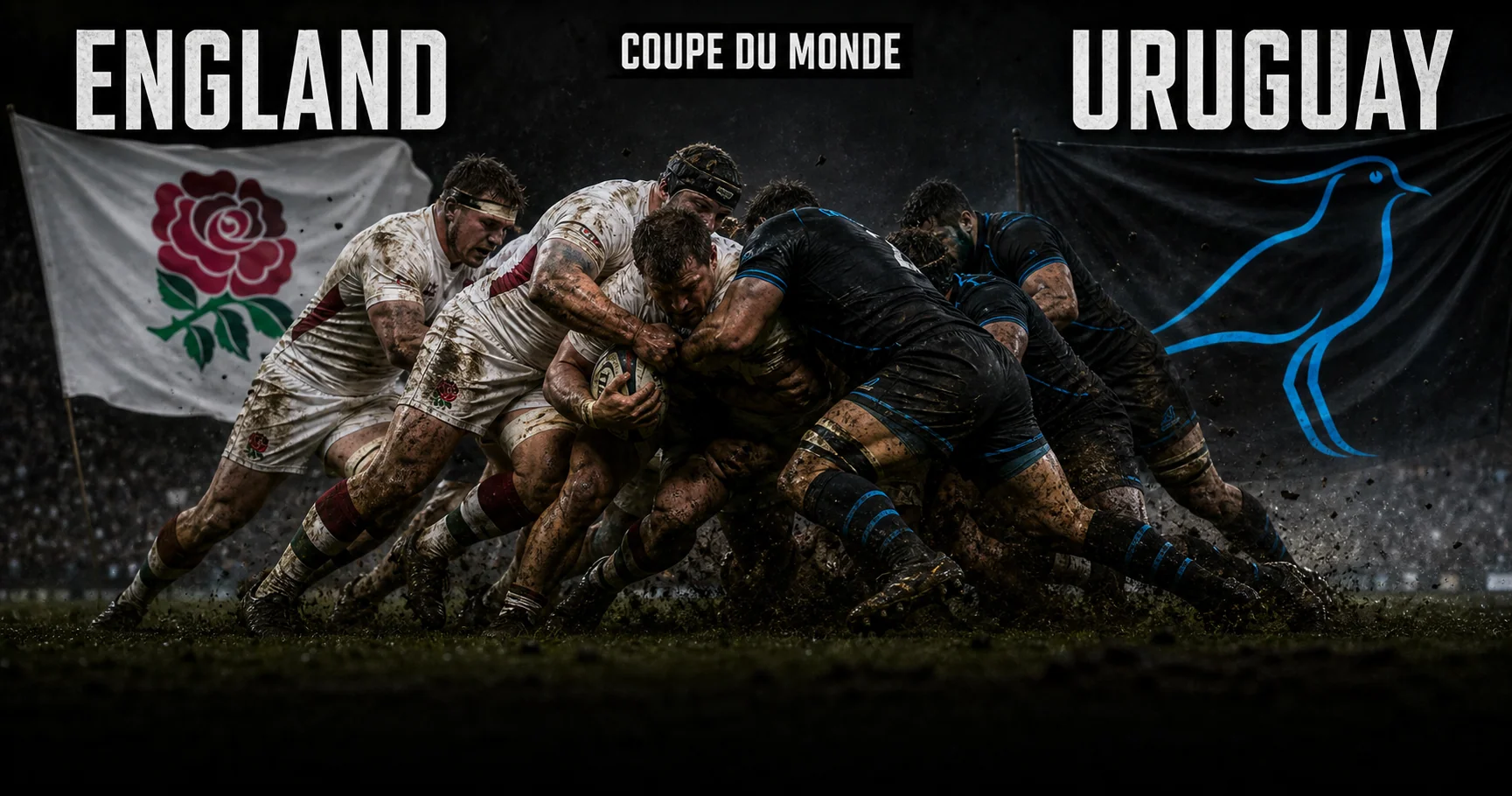 Affiche de la rencontre Angleterre contre Uruguay