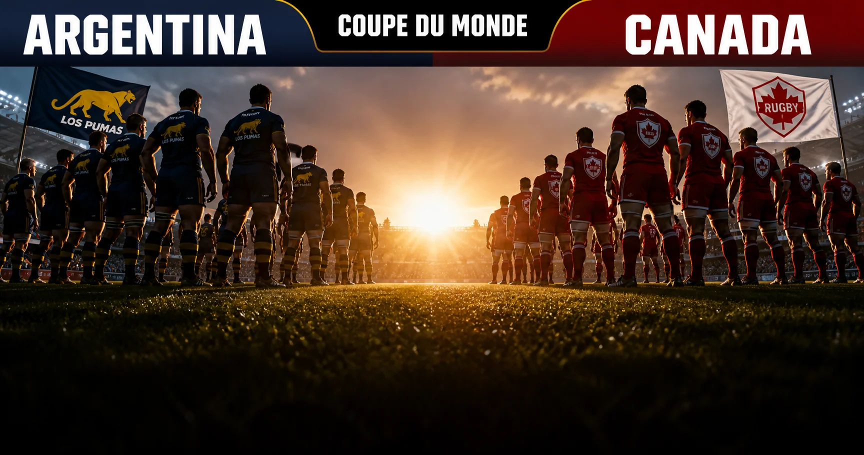 Affiche de la rencontre Argentine contre Canada