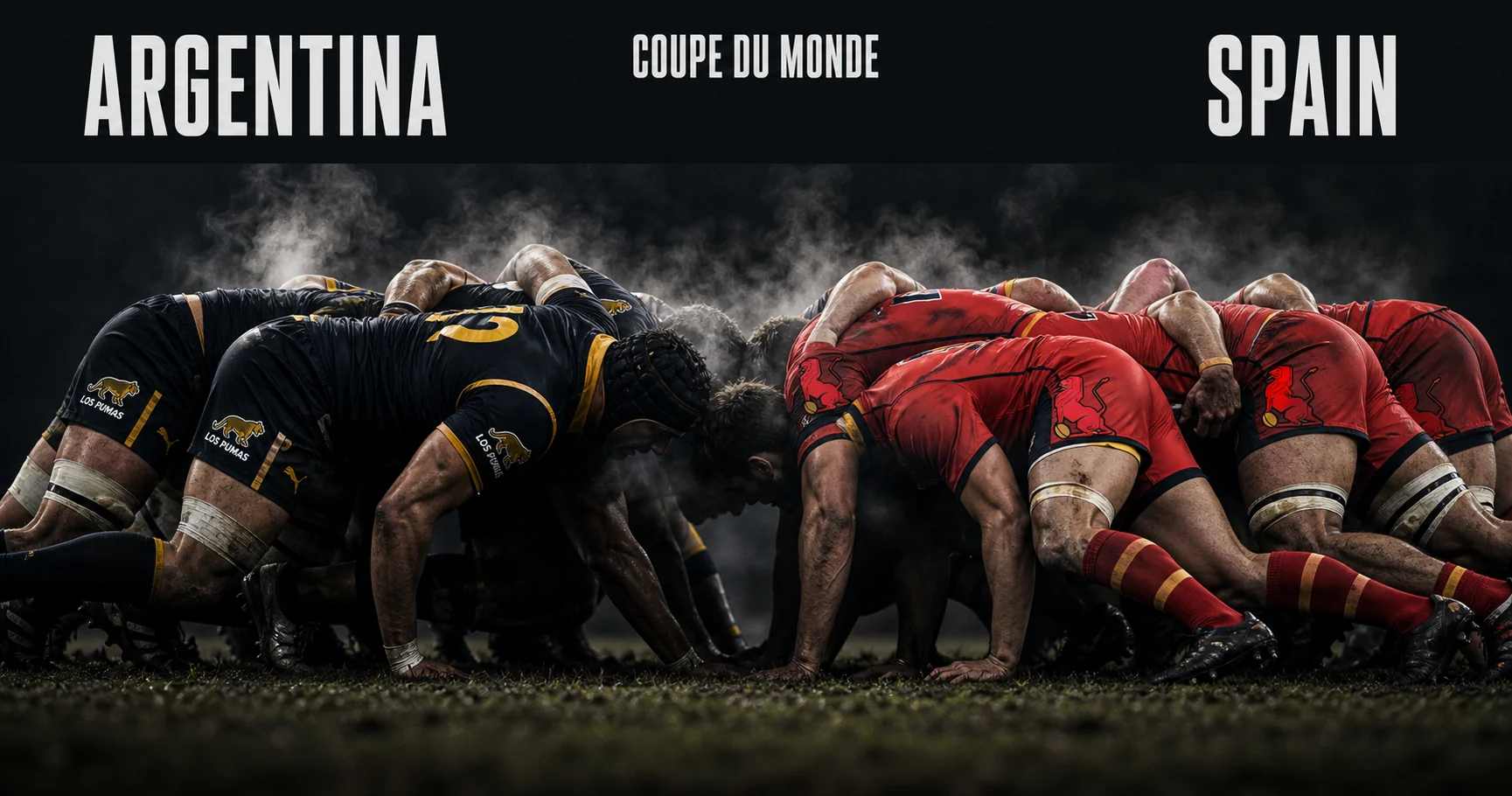 Affiche de la rencontre Argentine contre Espagne