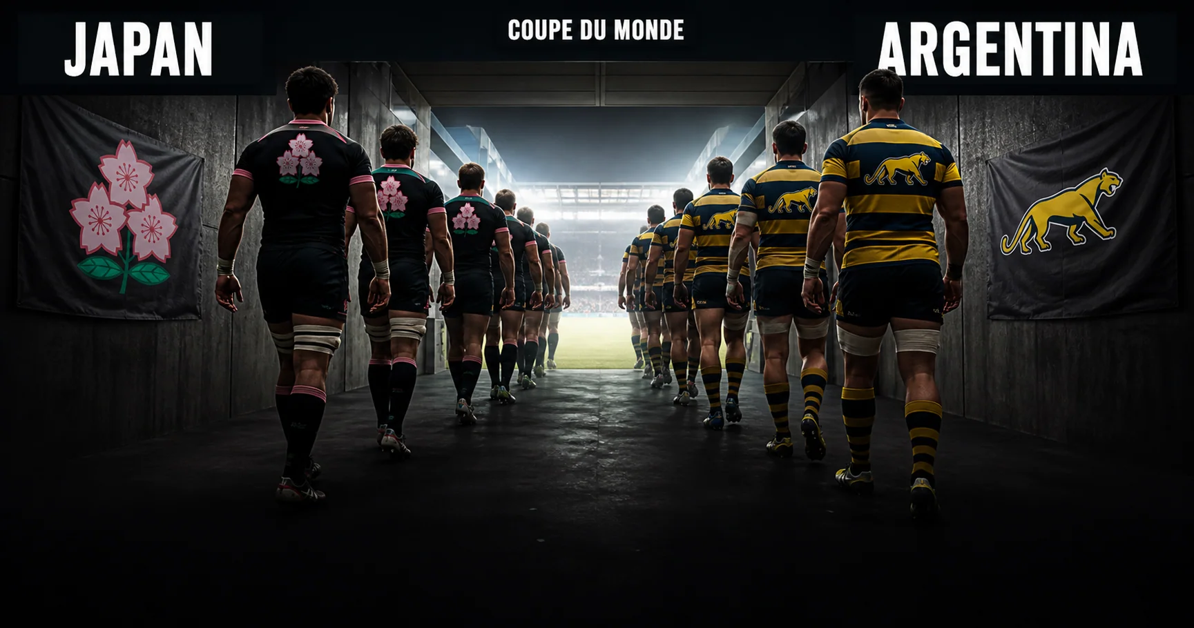 Affiche de la rencontre Japon contre Argentine