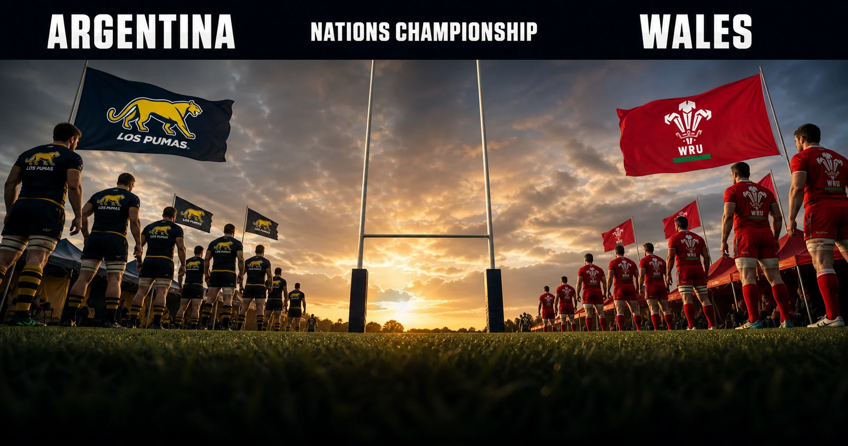Affiche de la rencontre Argentine contre Pays de Galles