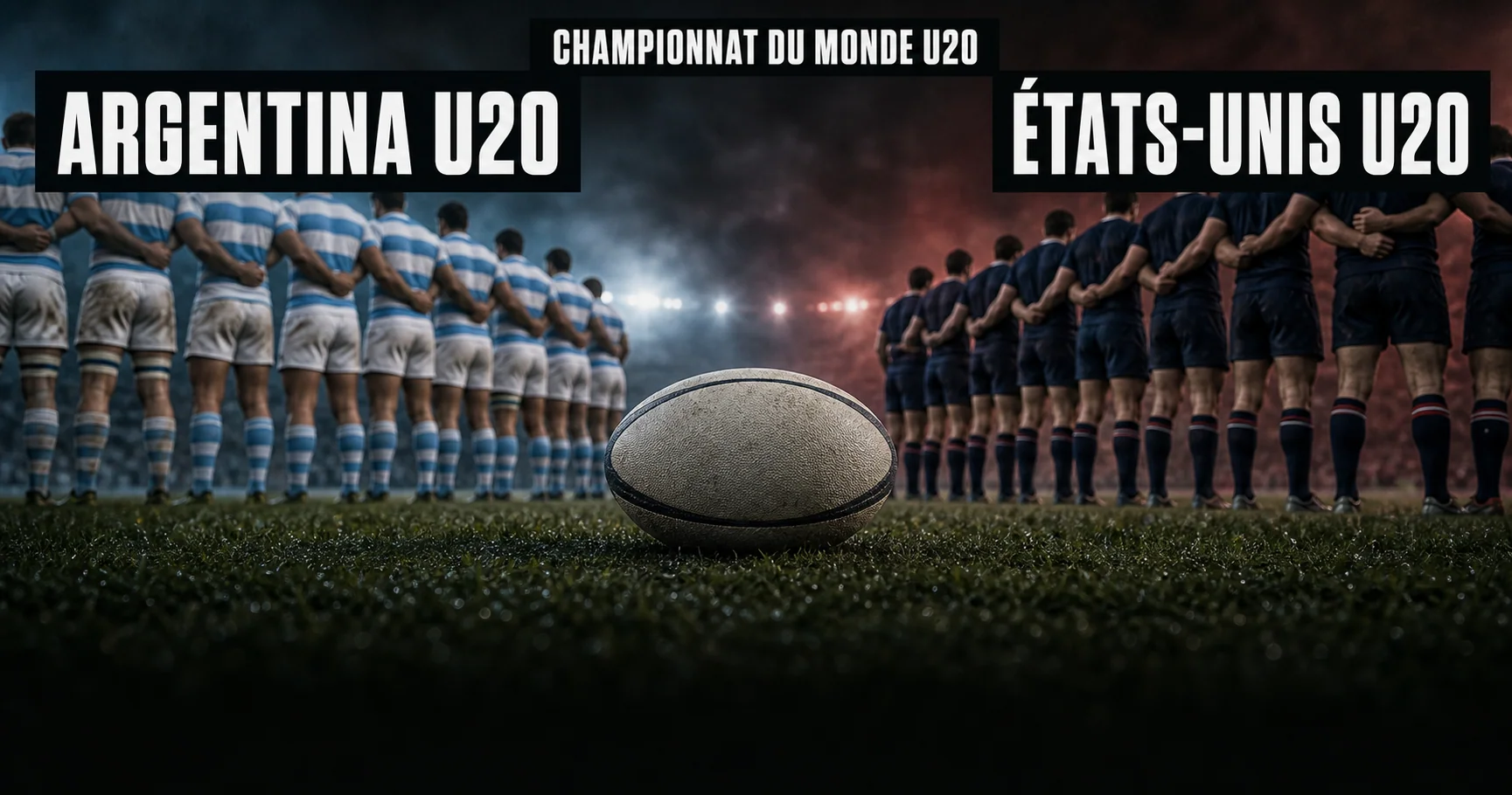 Affiche de la rencontre Argentine U20 contre États-Unis U20
