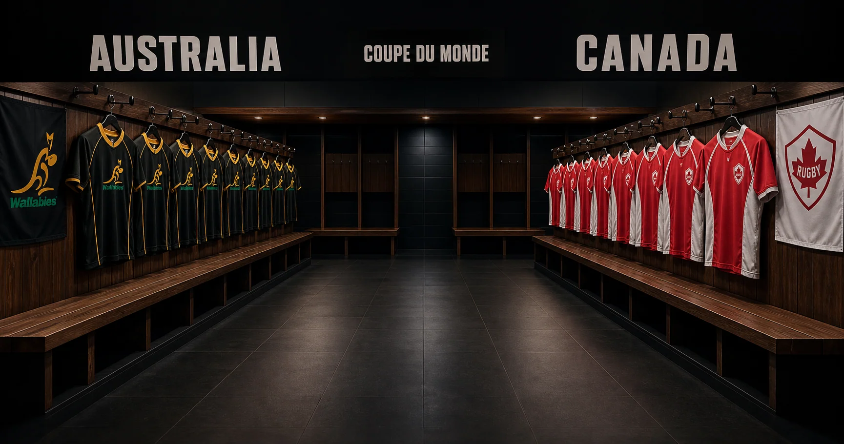 Affiche de la rencontre Australie contre Canada