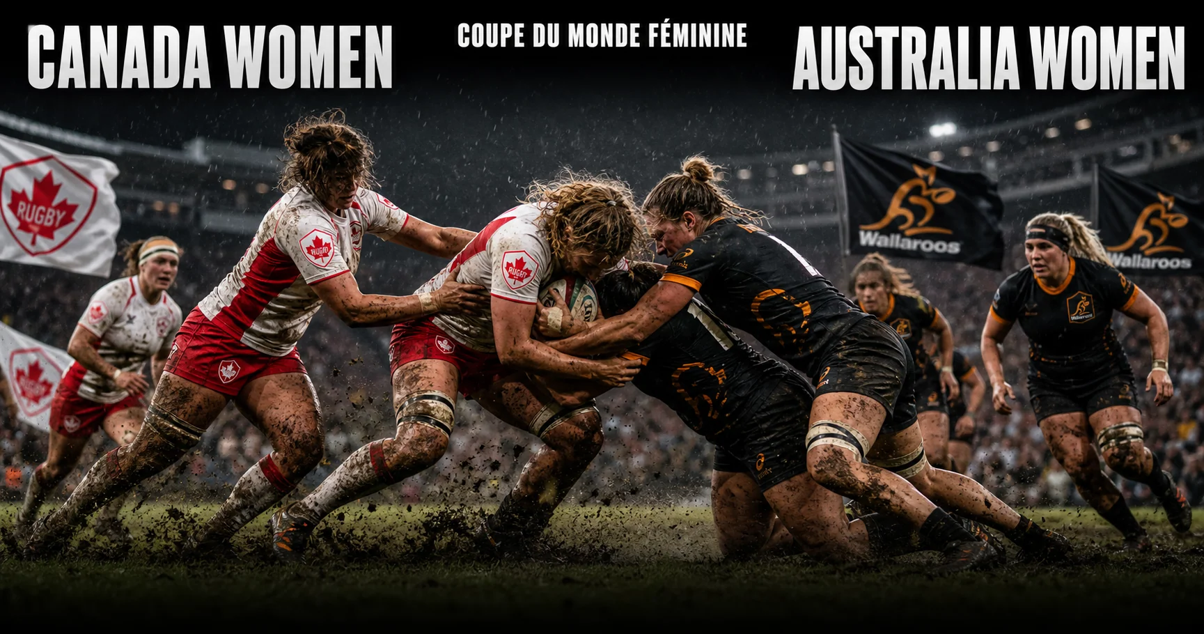 Affiche de la rencontre Canada féminin contre Australie féminine