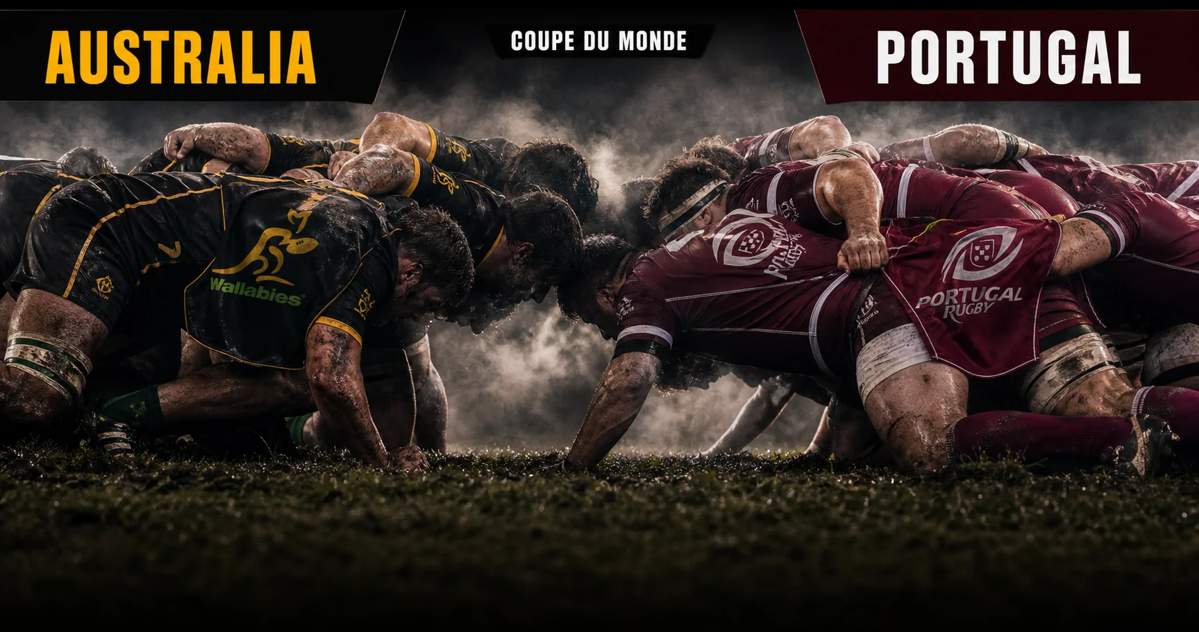 Affiche de la rencontre Australie contre Portugal