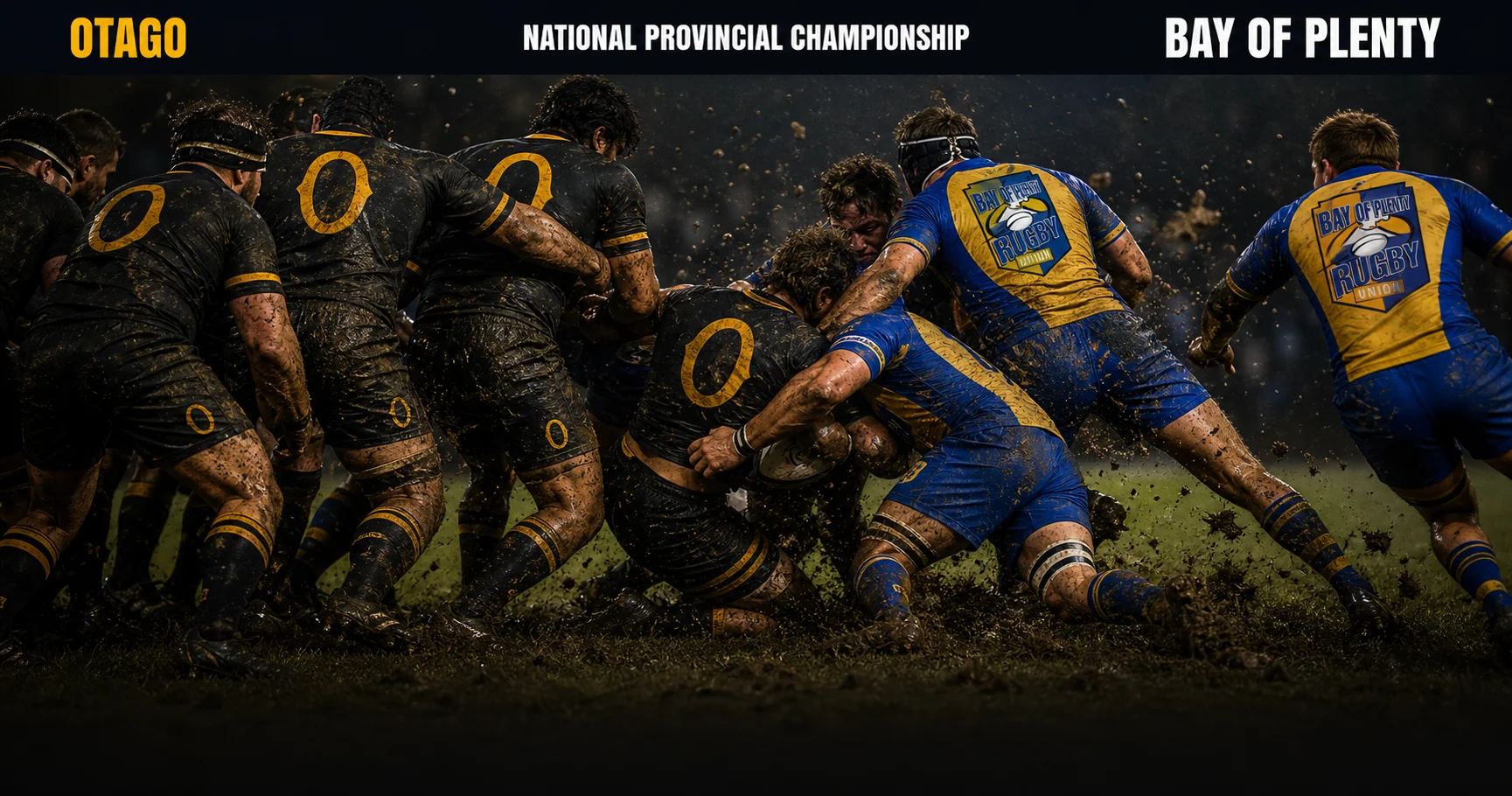 Affiche de la rencontre Otago contre Bay of Plenty