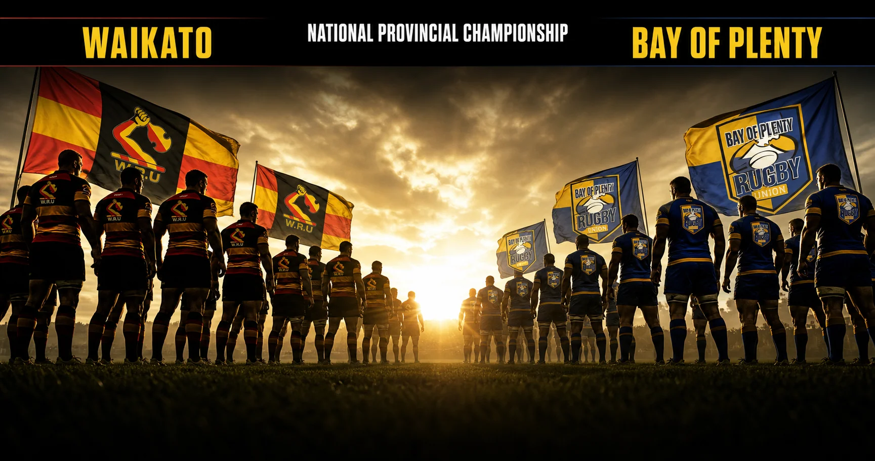 Affiche de la rencontre Waikato contre Bay of Plenty