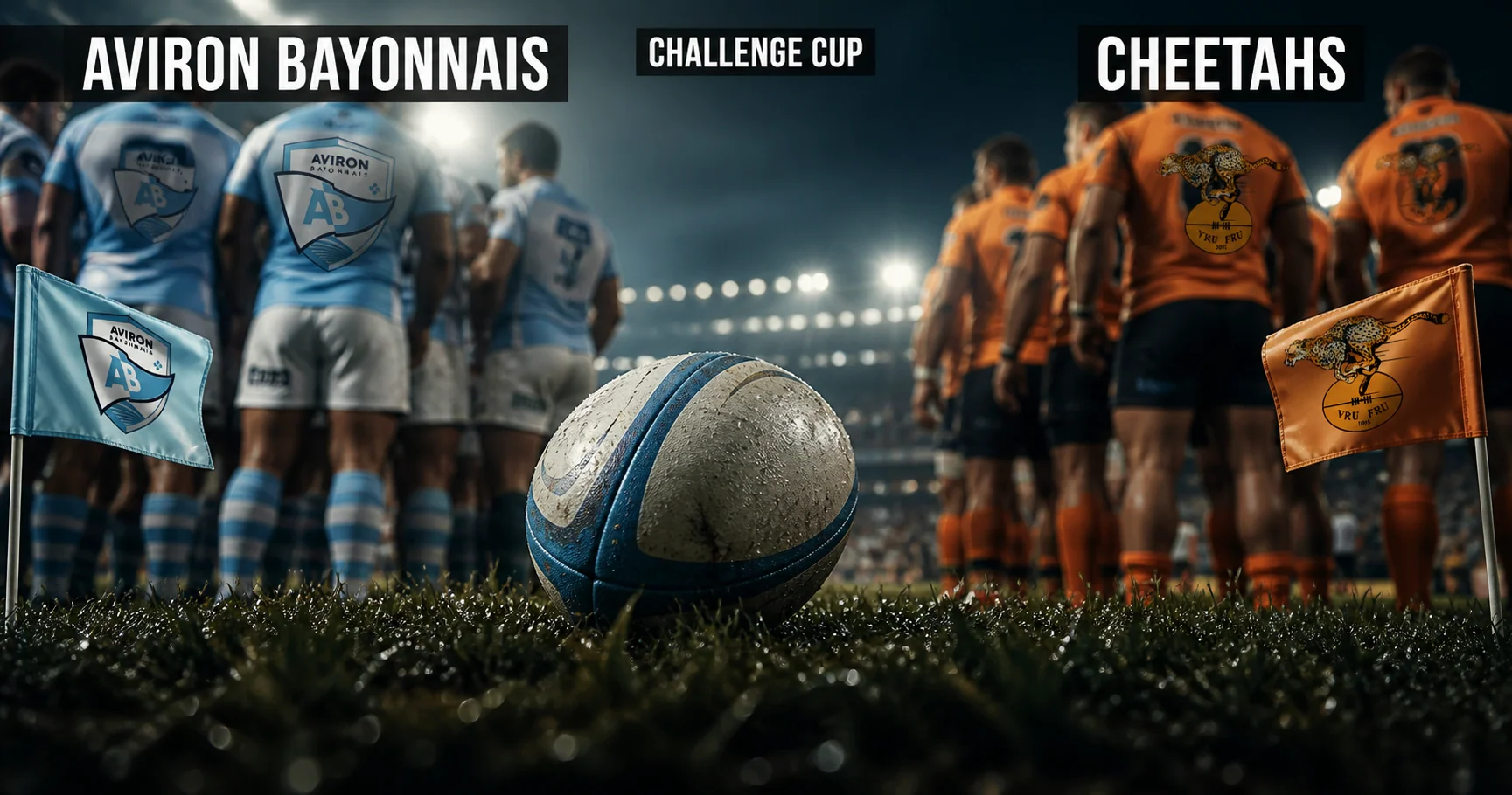Affiche de la rencontre Aviron Bayonnais contre Cheetahs