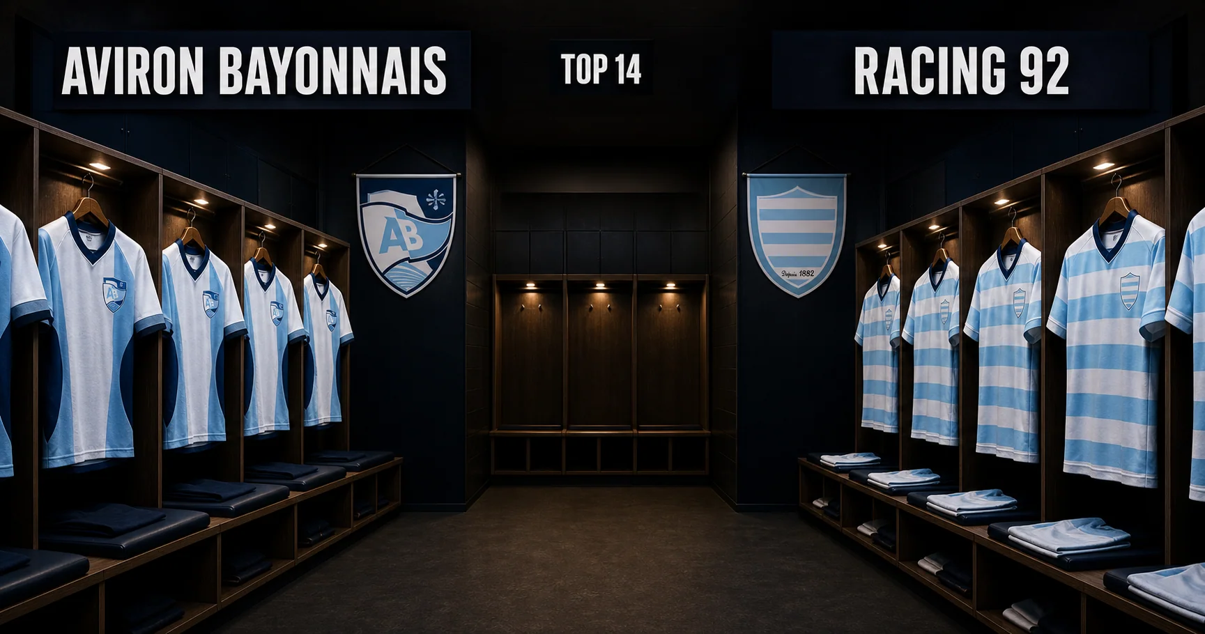 Affiche de la rencontre Aviron Bayonnais contre Racing 92