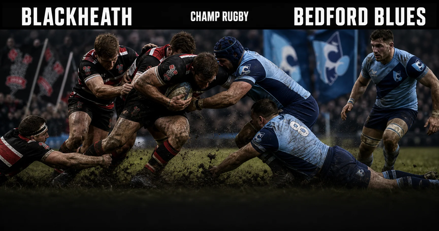 Affiche de la rencontre Blackheath contre Bedford Blues
