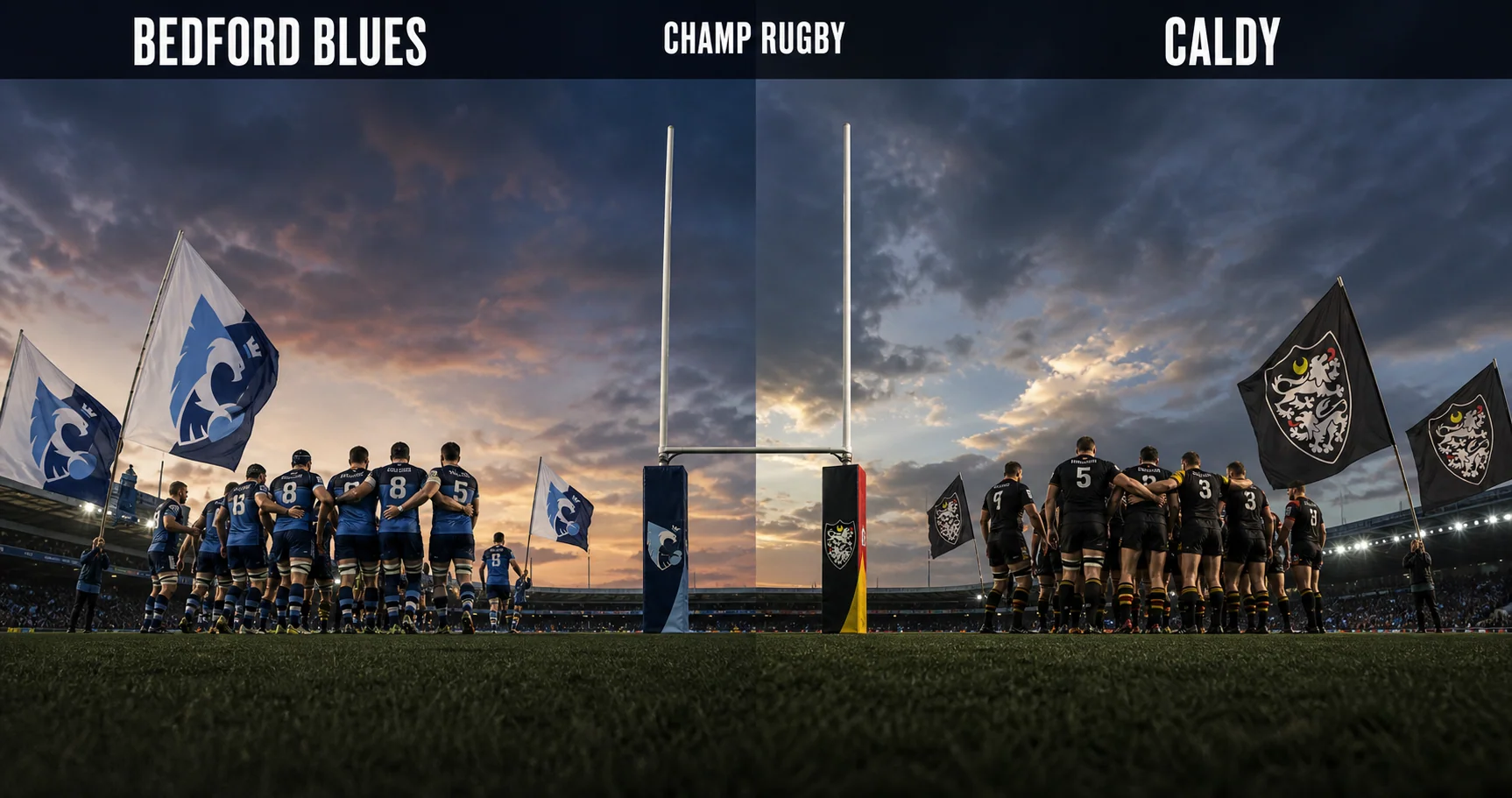 Affiche de la rencontre Bedford Blues contre Caldy