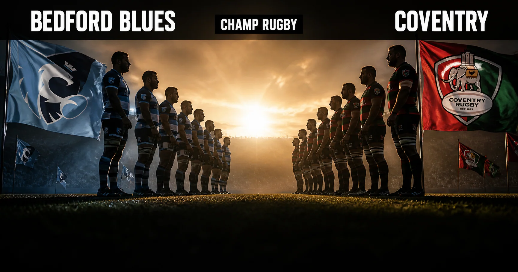 Affiche de la rencontre Bedford Blues contre Coventry