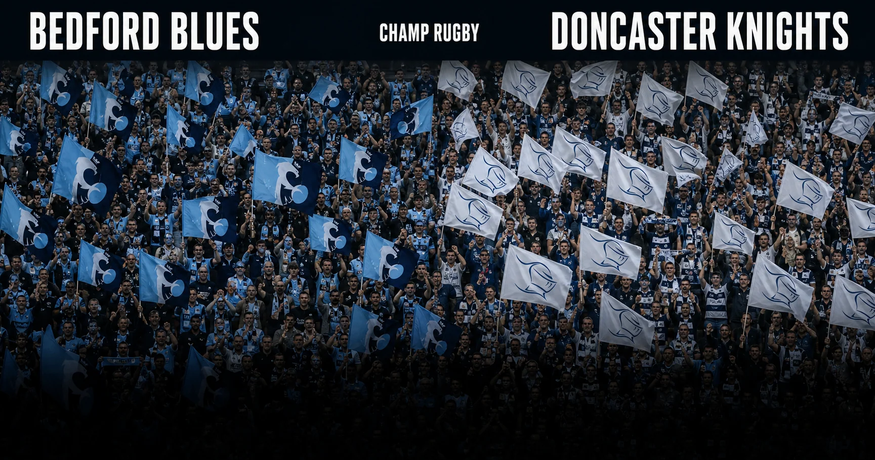 Affiche de la rencontre Bedford Blues contre Doncaster Knights