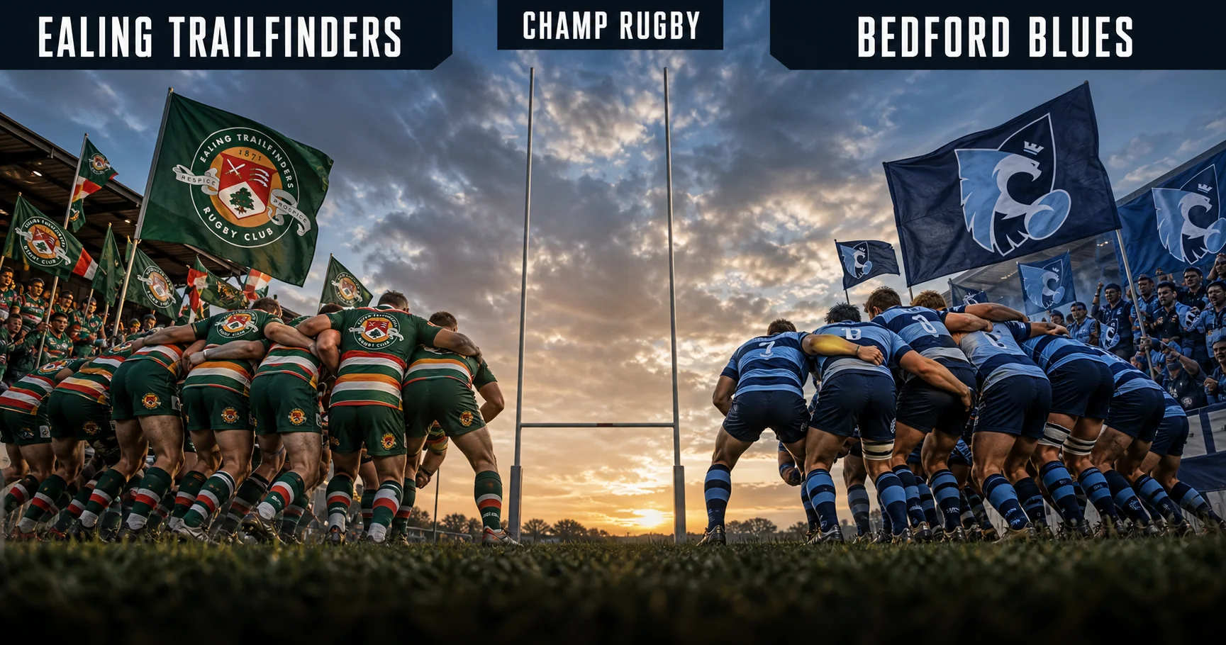 Affiche de la rencontre Ealing Trailfinders contre Bedford Blues