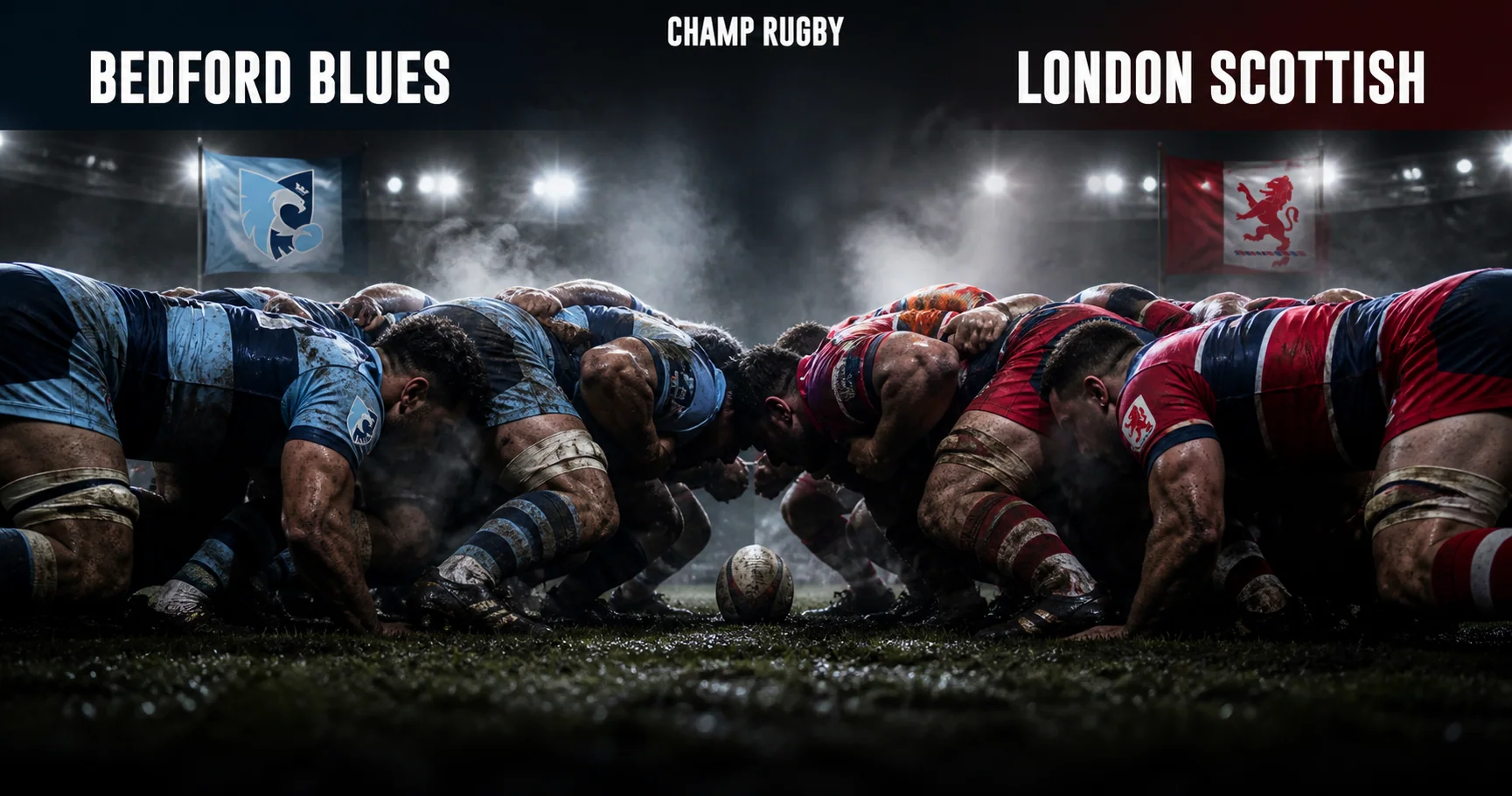 Affiche de la rencontre Bedford Blues contre London Scottish