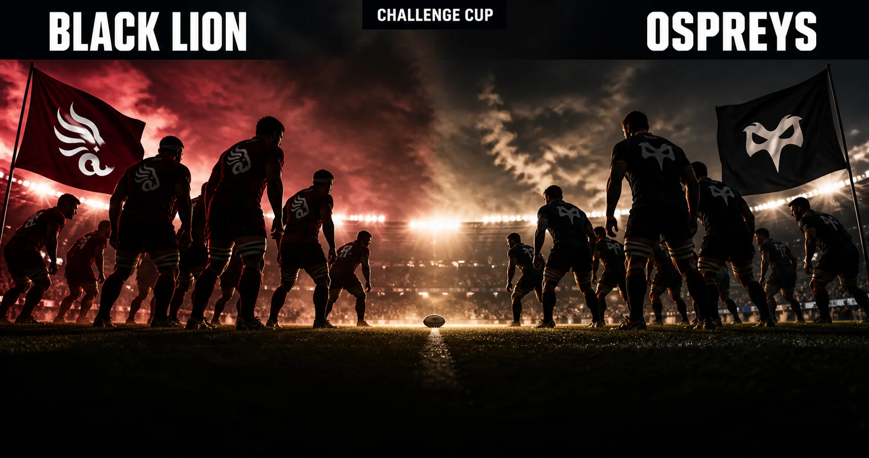 Affiche de la rencontre Black Lion contre Ospreys