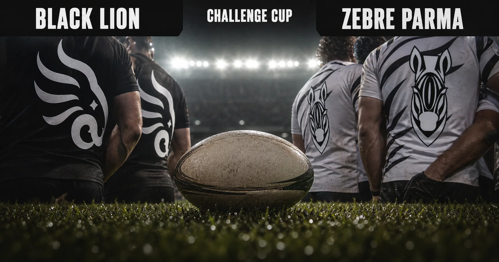 Affiche de la rencontre Black Lion contre Zebre Parma