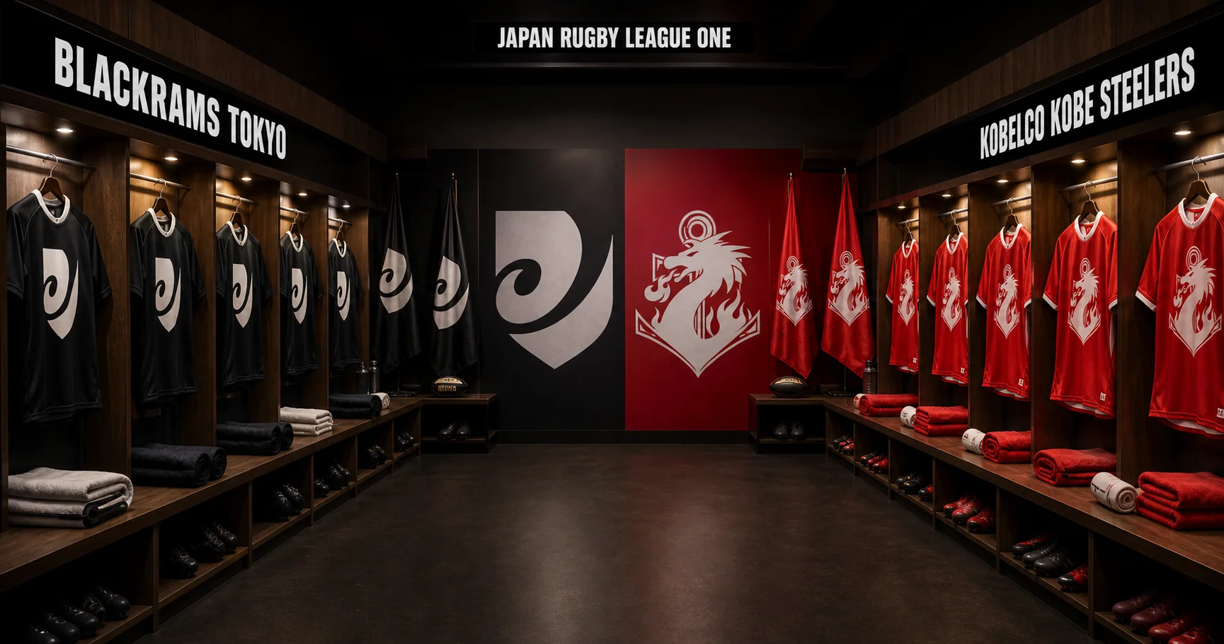 Affiche de la rencontre BlackRams Tokyo contre Kobelco Kobe Steelers