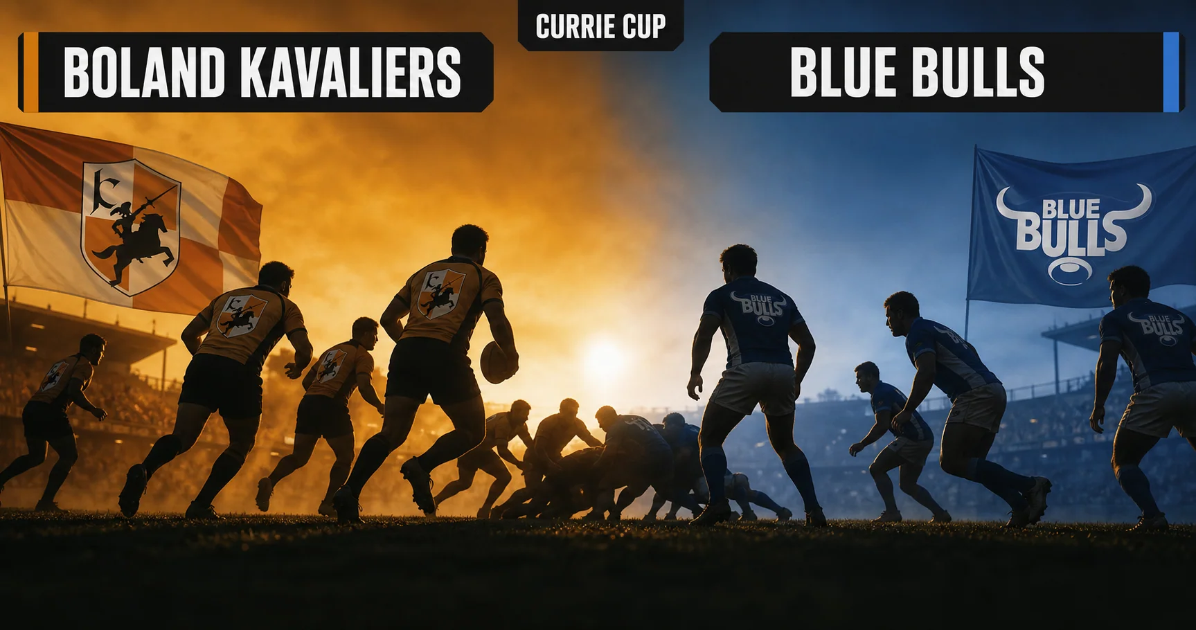 Affiche de la rencontre Boland Kavaliers contre Blue Bulls