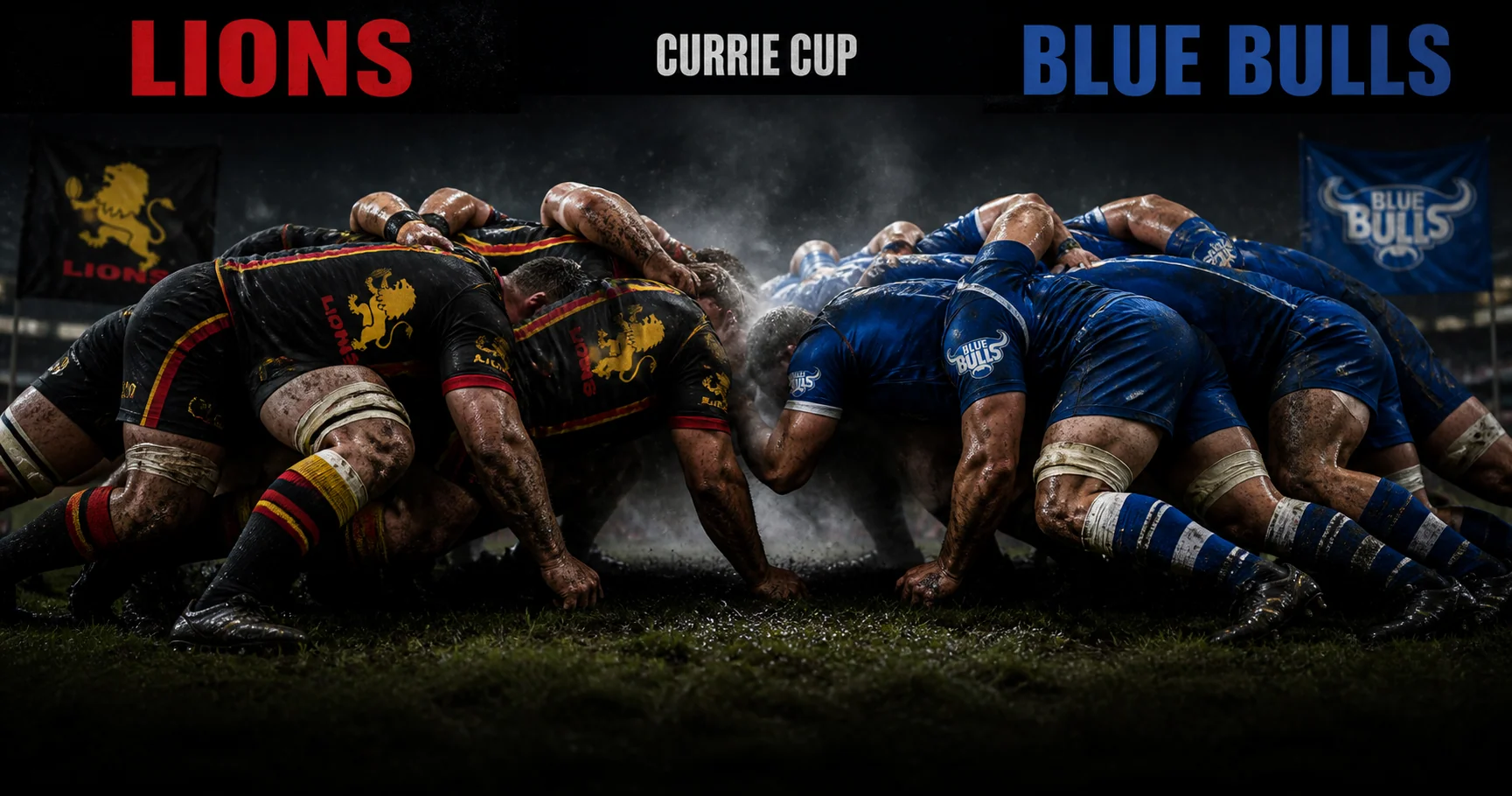 Affiche de la rencontre Lions contre Blue Bulls