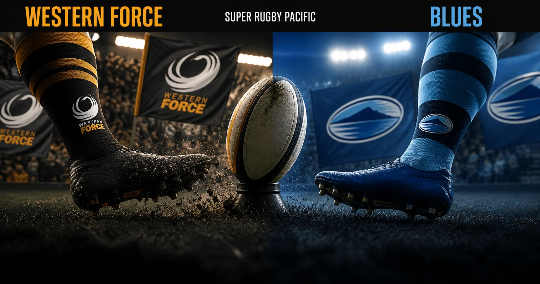 Affiche de la rencontre Western Force contre Blues