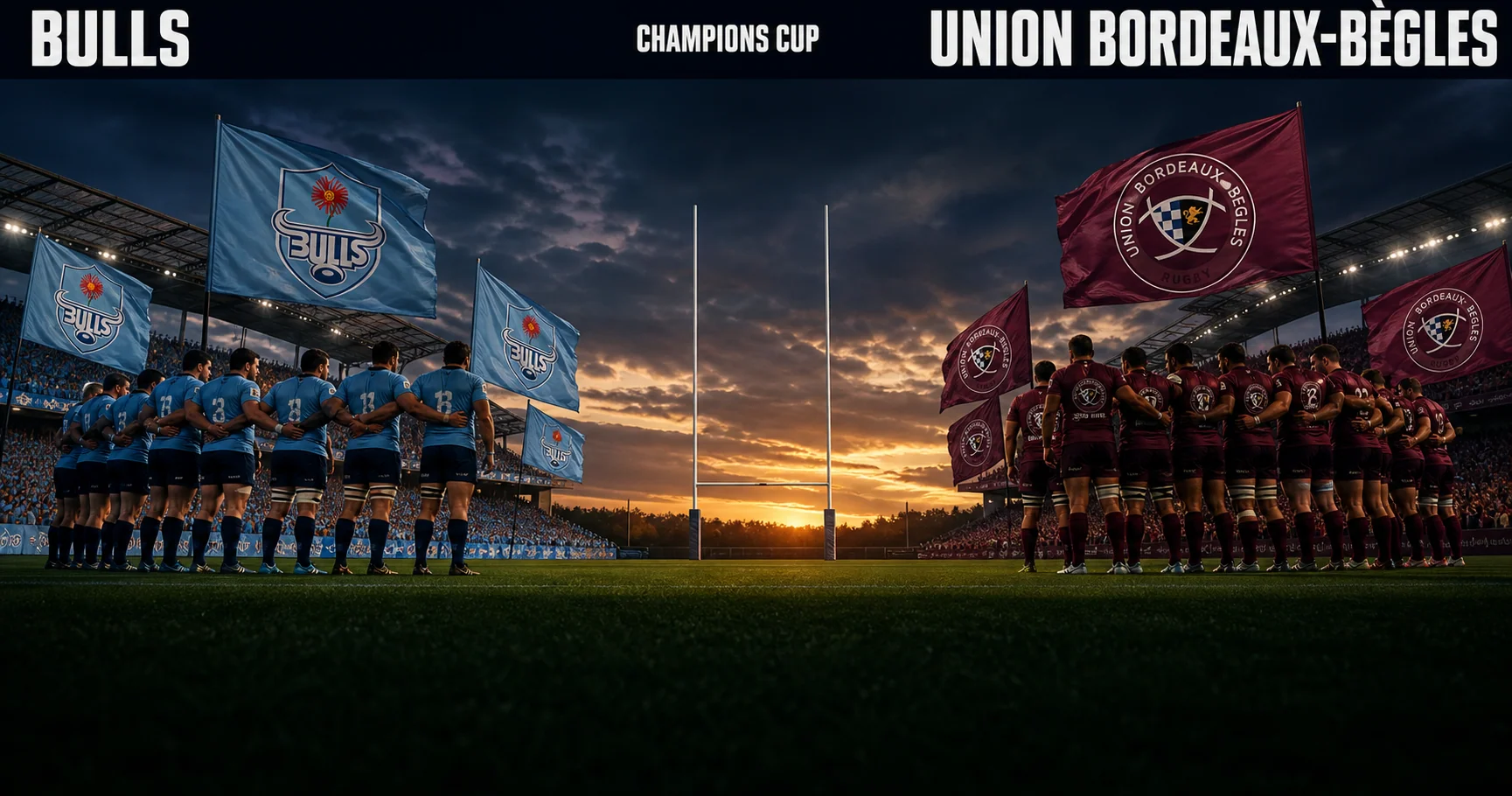 Affiche de la rencontre Bulls contre Union Bordeaux-Bègles