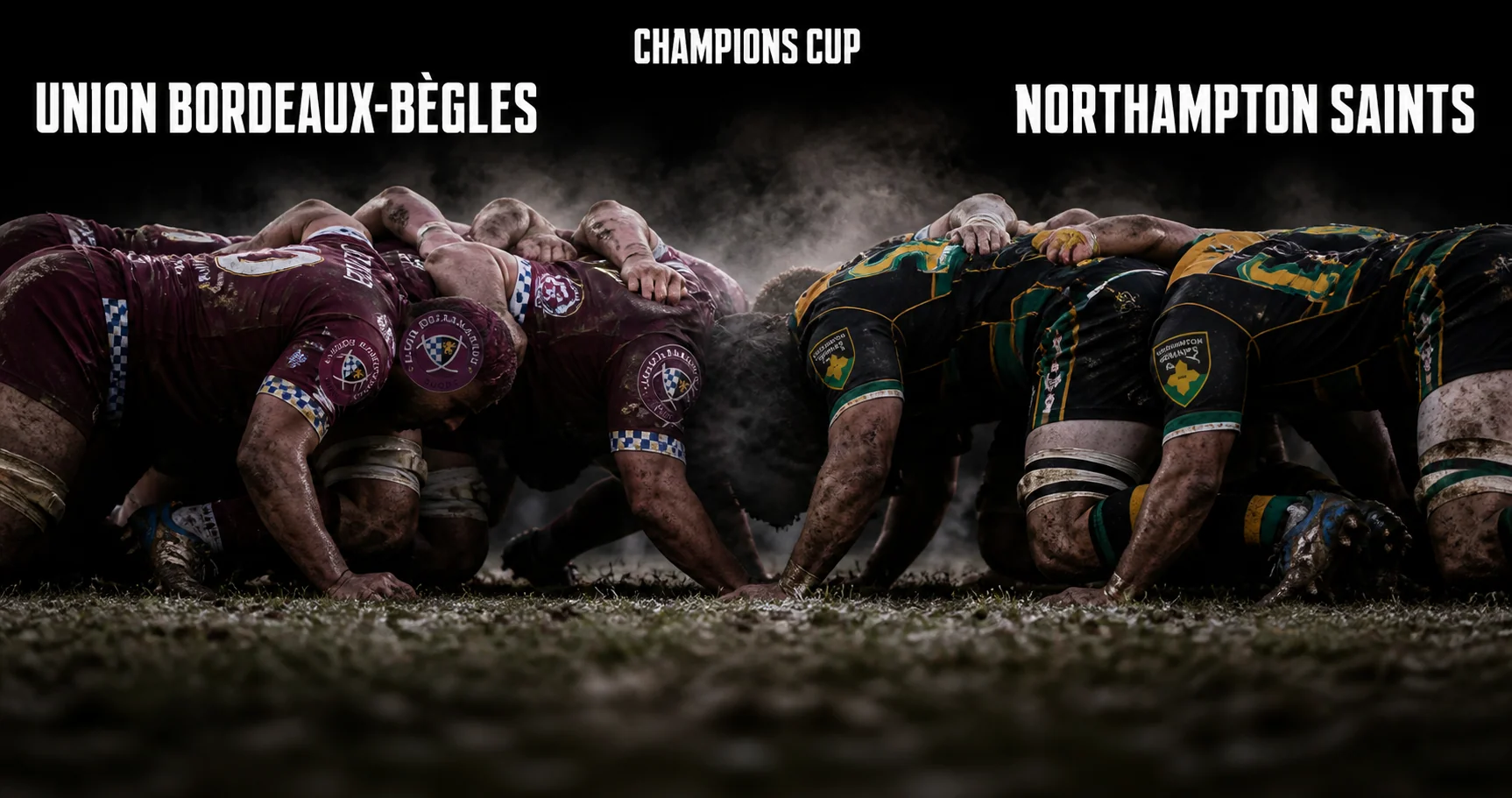 Affiche de la rencontre Union Bordeaux-Bègles contre Northampton Saints