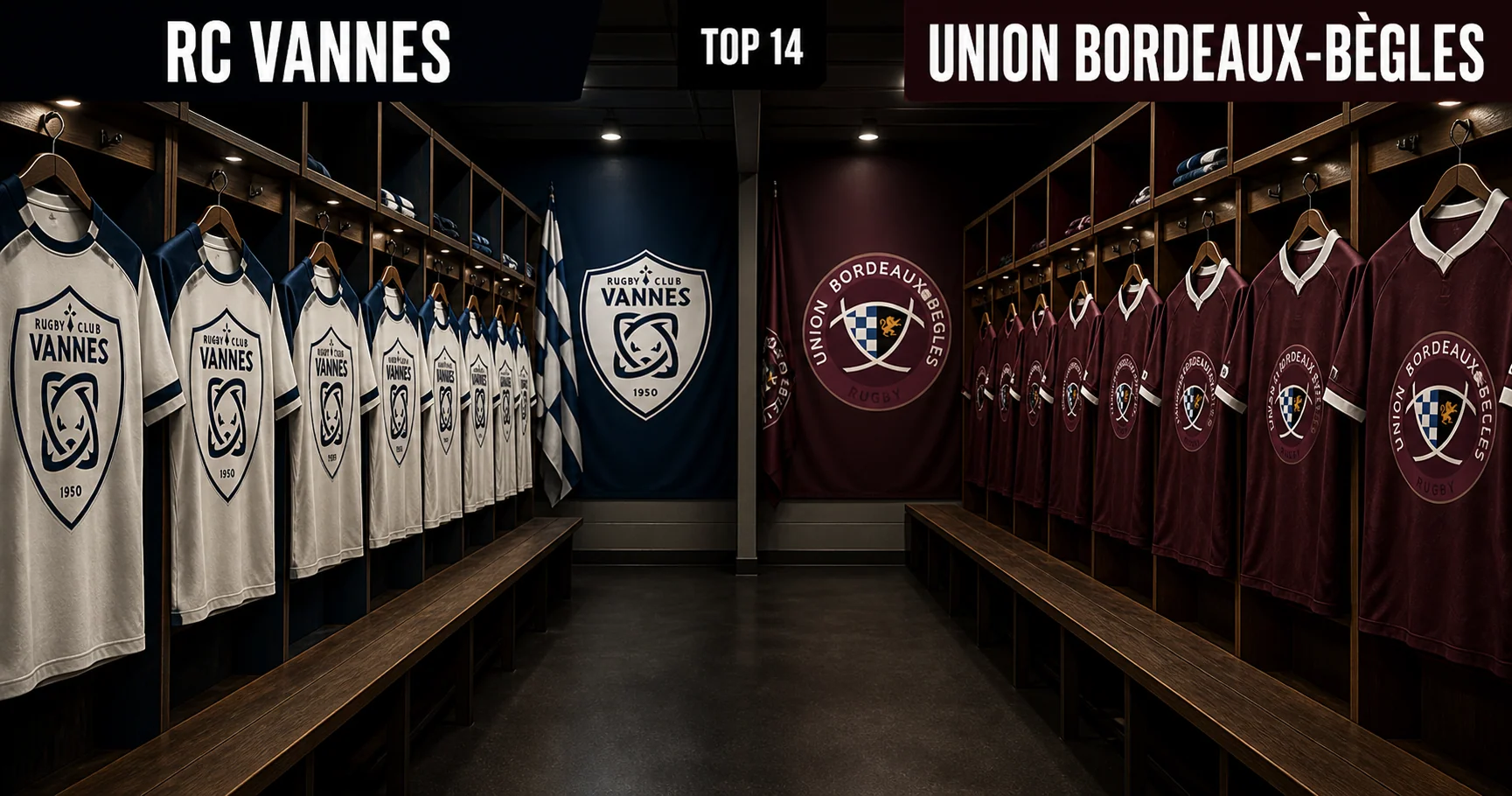 Affiche de la rencontre RC Vannes contre Union Bordeaux-Bègles