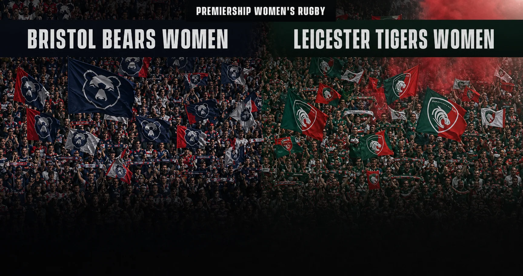 Affiche de la rencontre Bristol Bears Women contre Leicester Tigers Women
