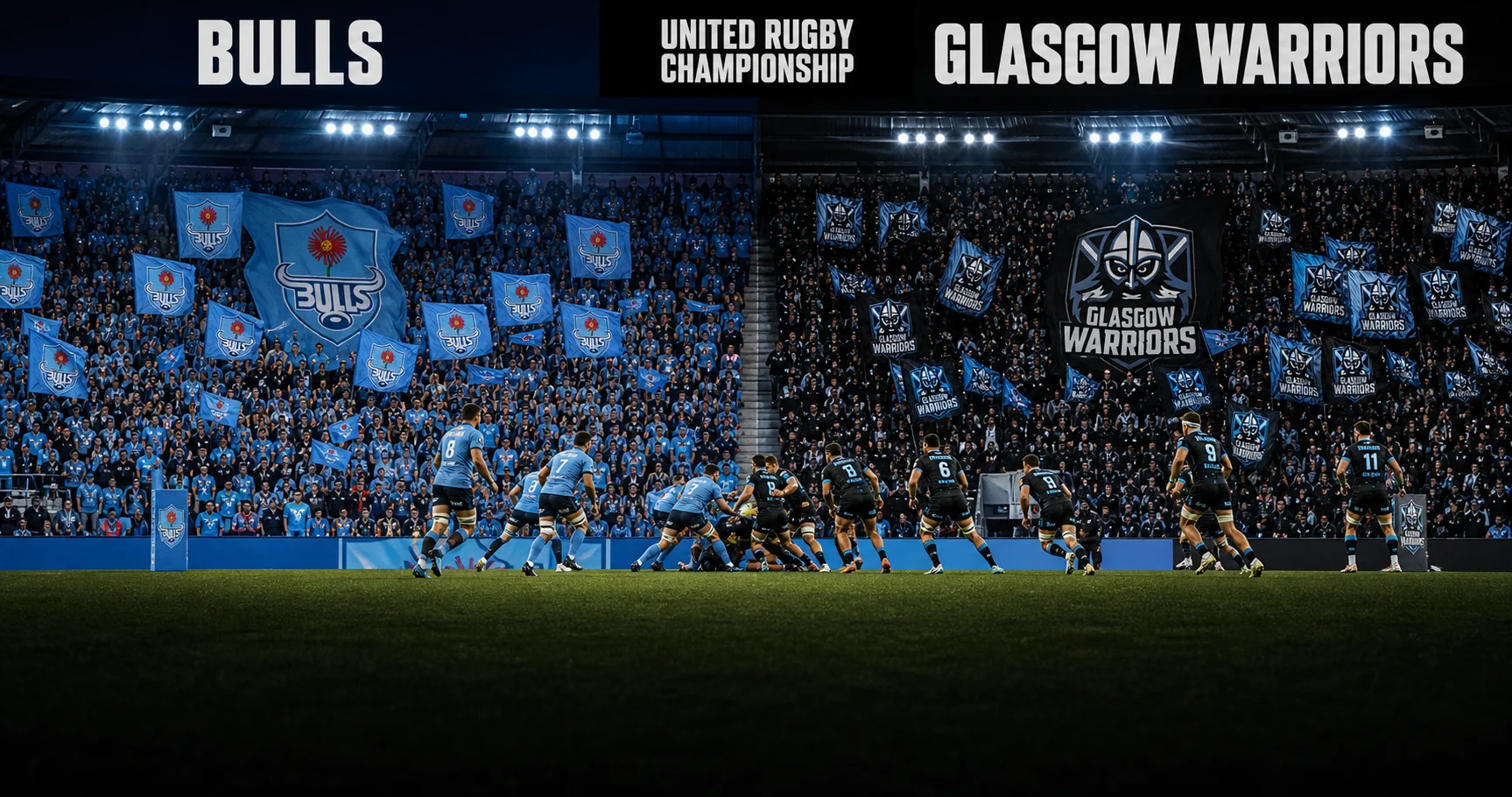 Affiche de la rencontre Bulls contre Glasgow Warriors