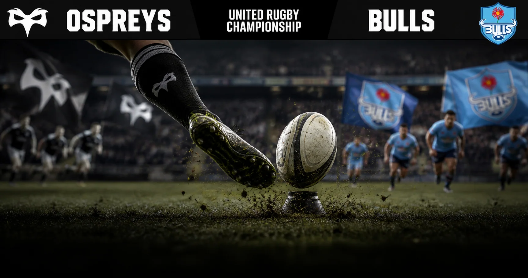 Affiche de la rencontre Ospreys contre Bulls
