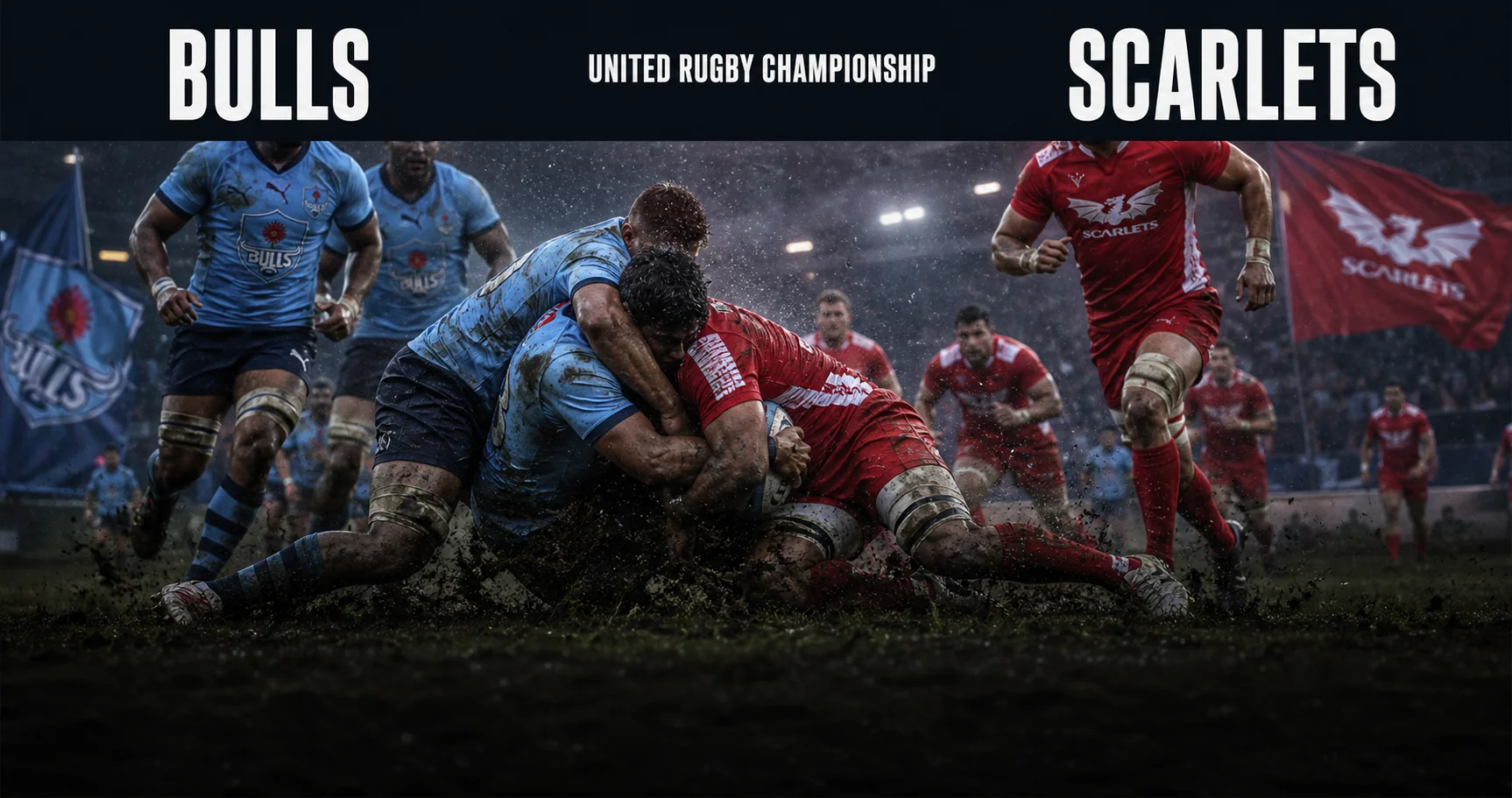 Affiche de la rencontre Bulls contre Scarlets