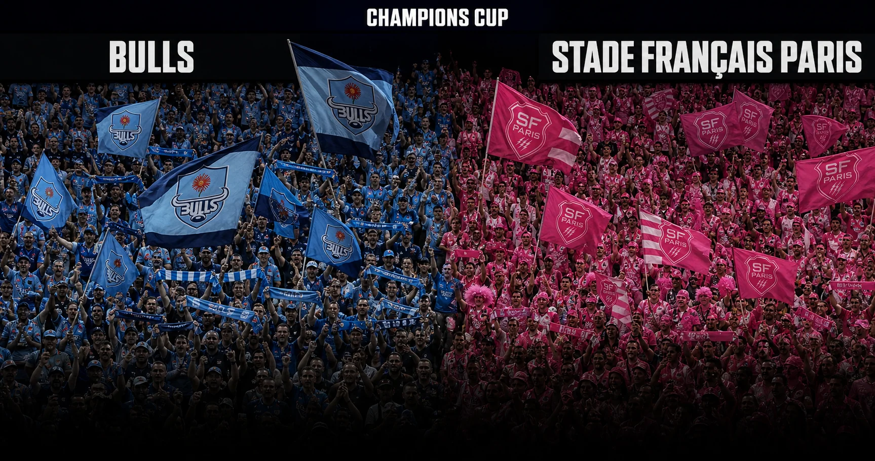 Affiche de la rencontre Bulls contre Stade Français Paris