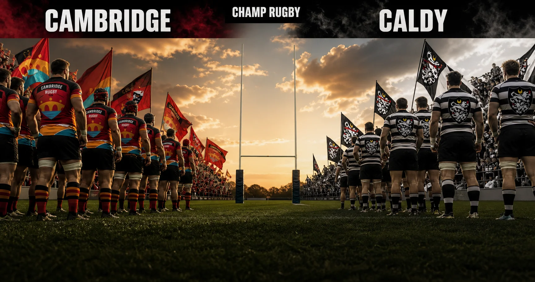 Affiche de la rencontre Cambridge contre Caldy