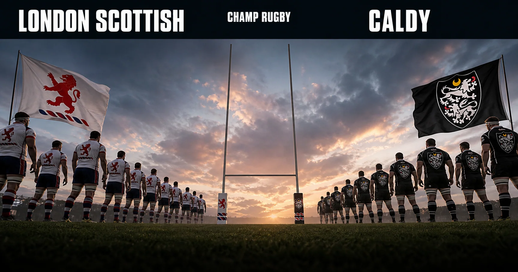 Affiche de la rencontre London Scottish contre Caldy