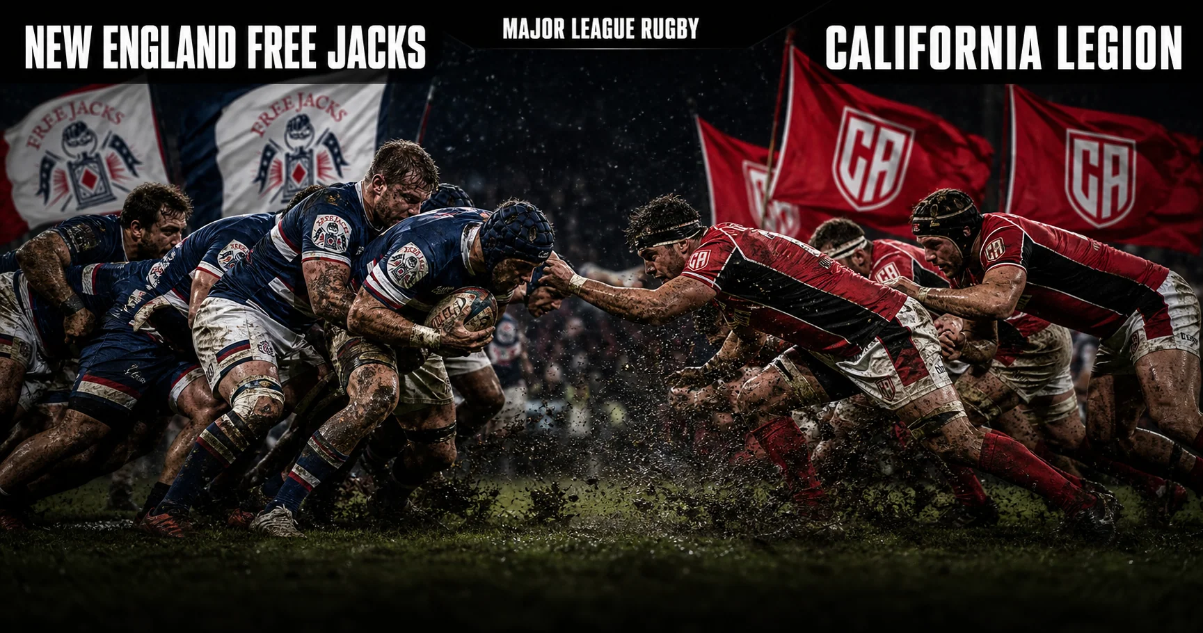 Affiche de la rencontre New England Free Jacks contre California Legion